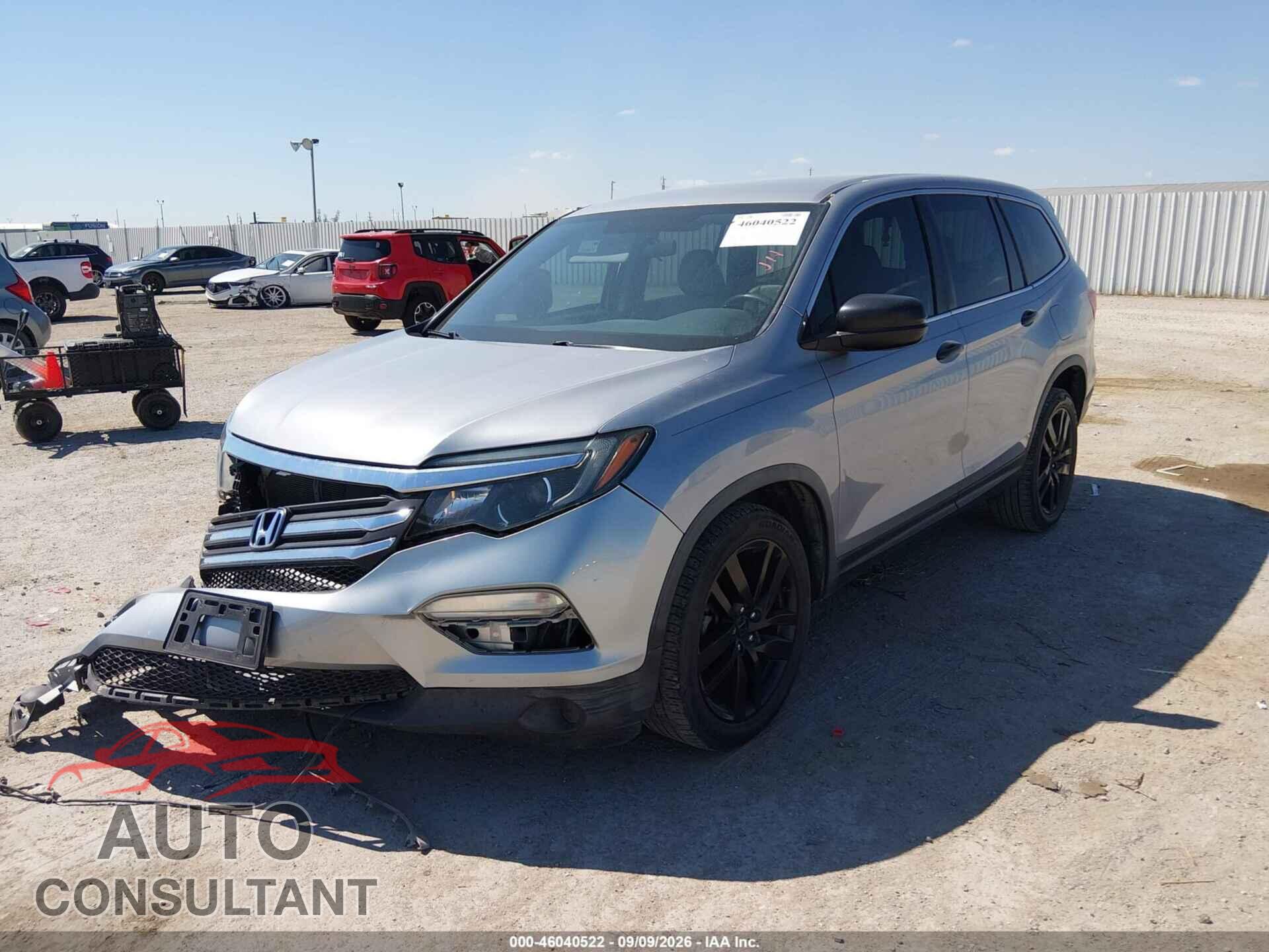 HONDA PILOT 2018 - 5FNYF5H18JB009656