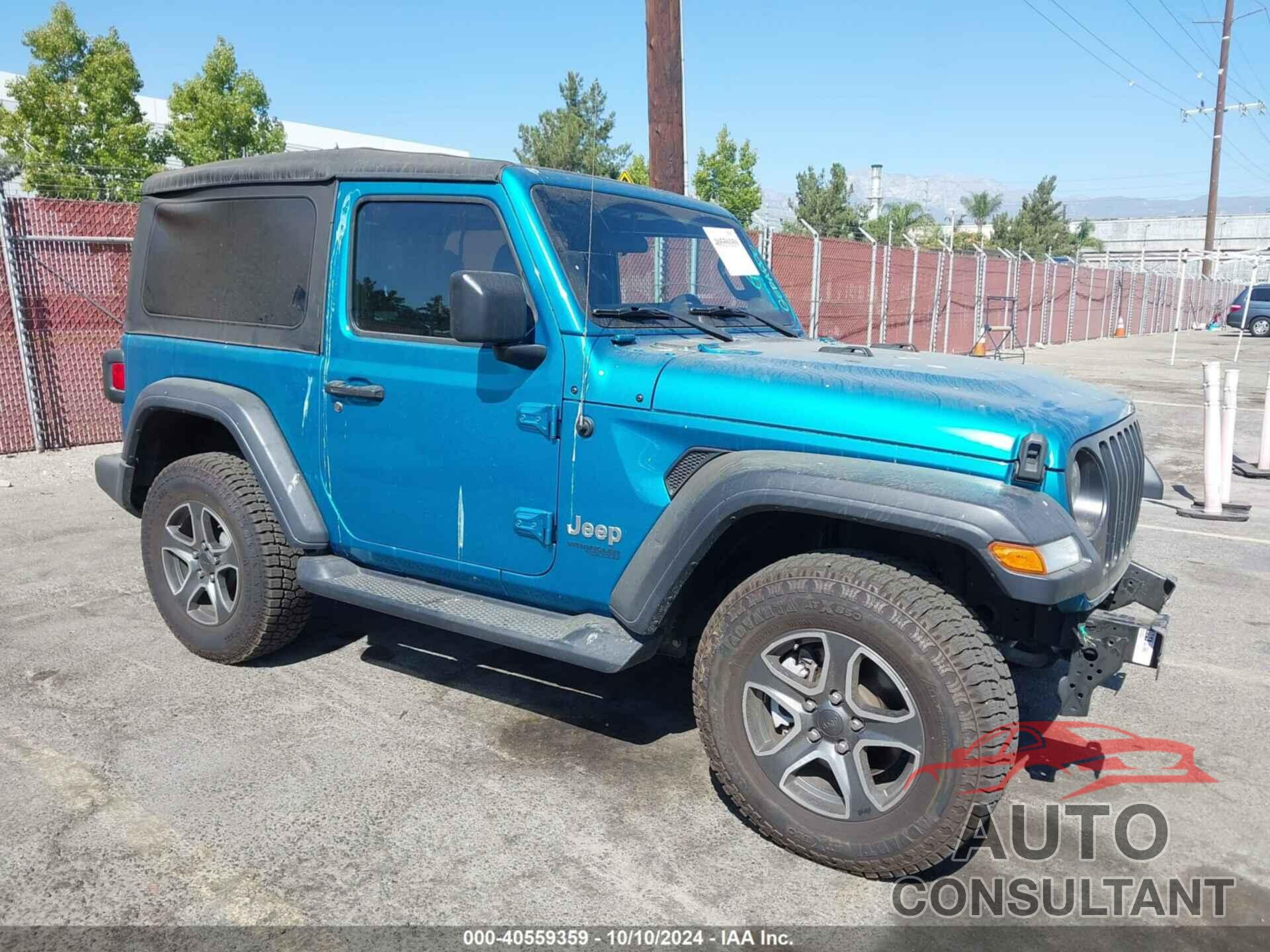 JEEP WRANGLER 2020 - 1C4GJXAG1LW264412
