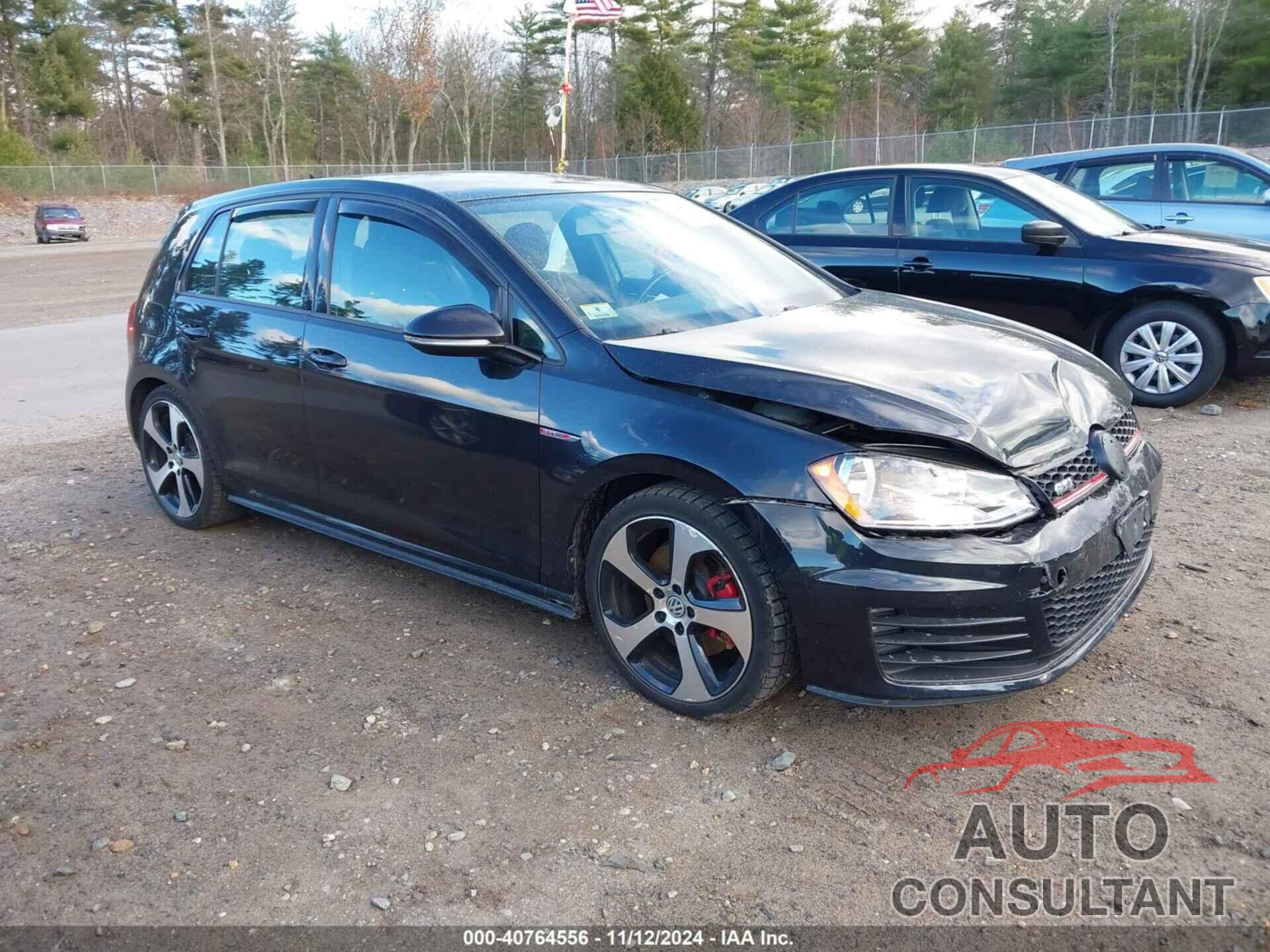 VOLKSWAGEN GOLF GTI 2015 - 3VW5T7AU6FM010980