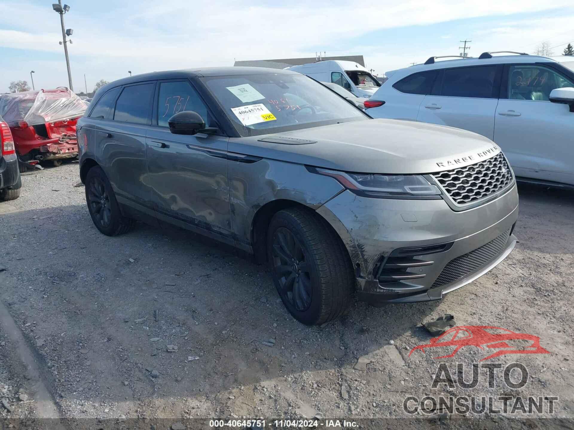 LAND ROVER RANGE ROVER VELAR 2018 - SALYL2RXXJA775397