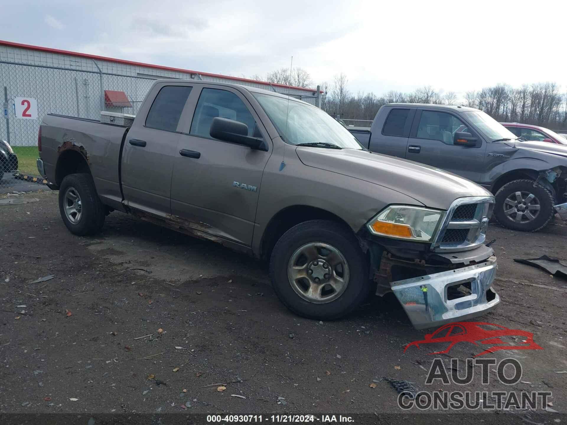 DODGE RAM 1500 2010 - 1D7RV1GP1AS142869
