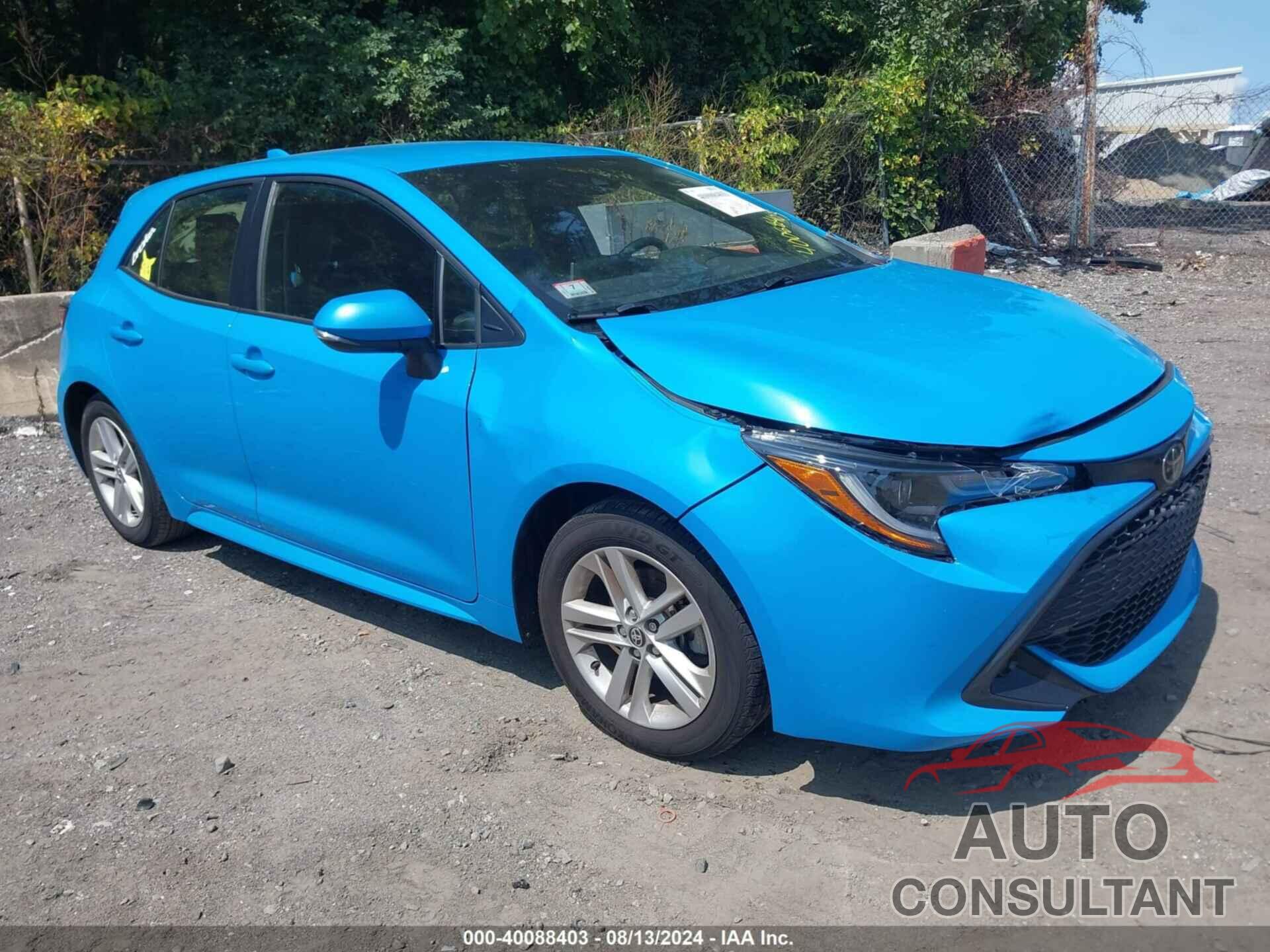 TOYOTA COROLLA 2022 - JTND4MBE5N3179952