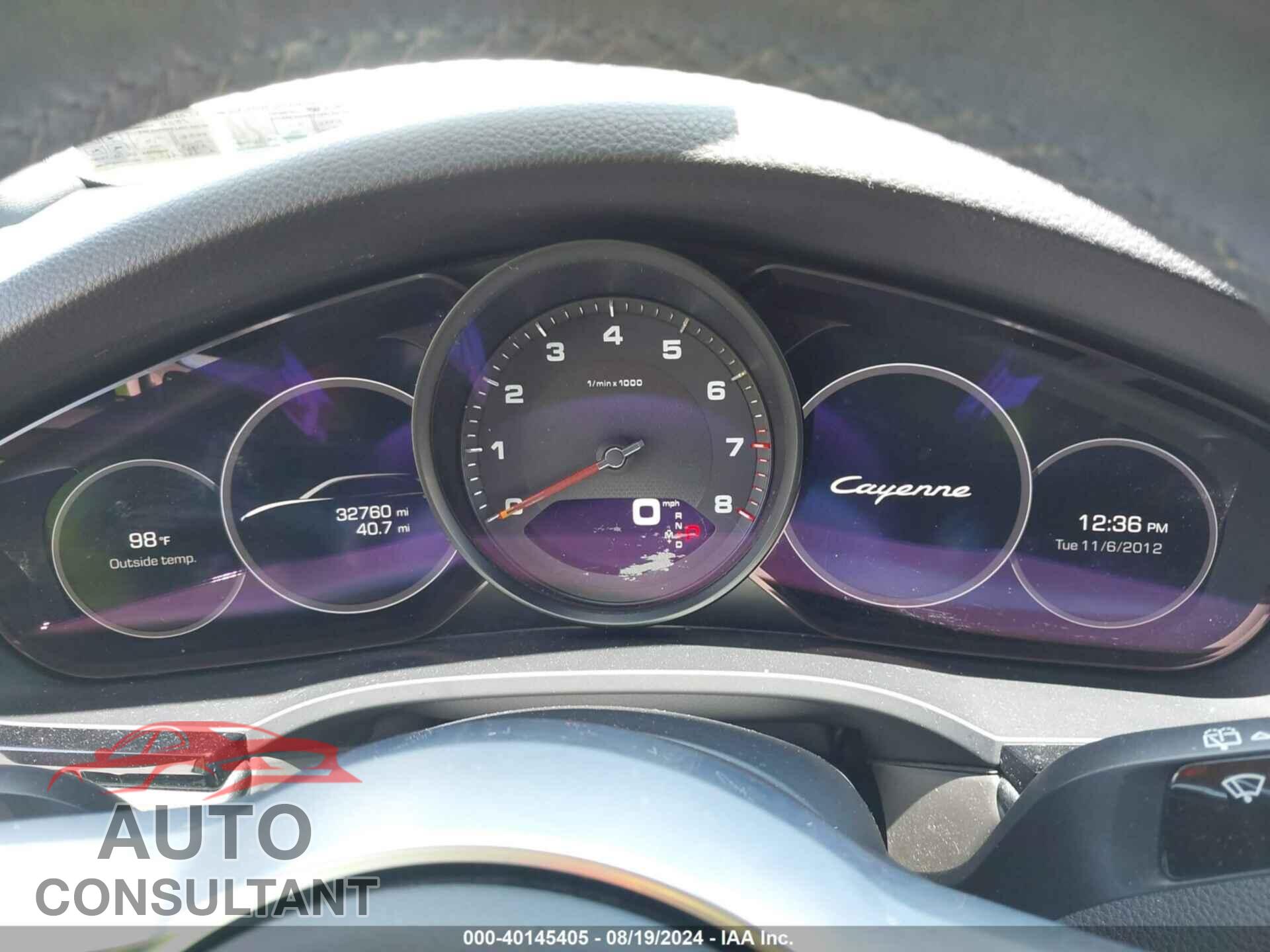 PORSCHE CAYENNE 2019 - WP1AA2AY8KDA06513