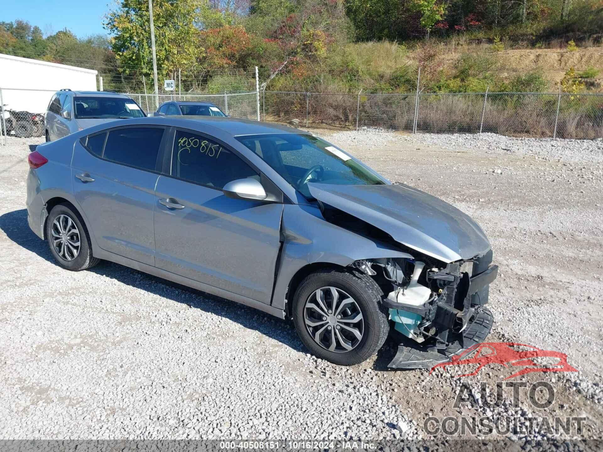 HYUNDAI ELANTRA 2017 - 5NPD74LF9HH147503