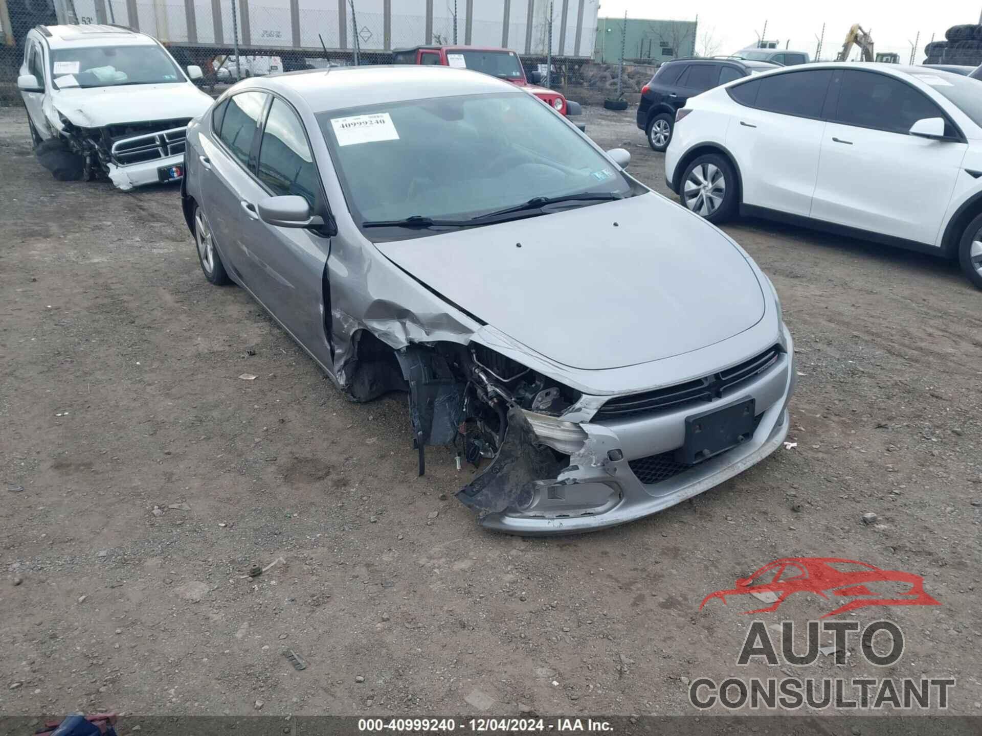 DODGE DART 2015 - 1C3CDFBB3FD306506