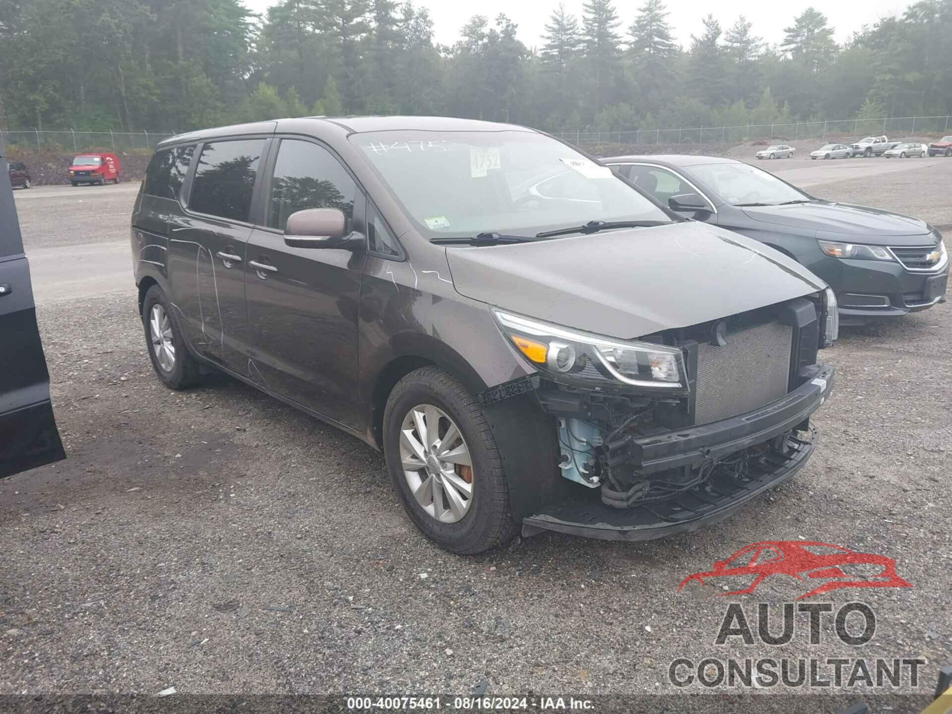 KIA SEDONA 2017 - KNDMB5C14H6307466