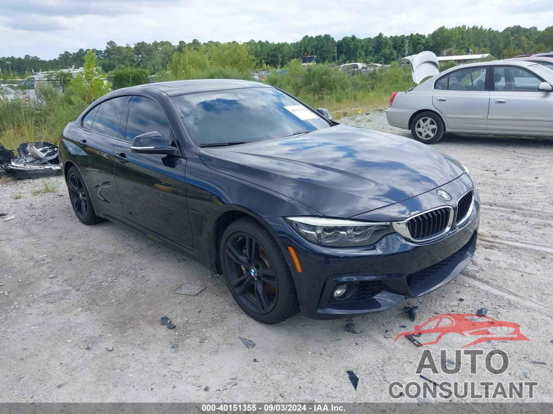 BMW 440I GRAN COUPE 2018 - WBA4J7C56JBM74102