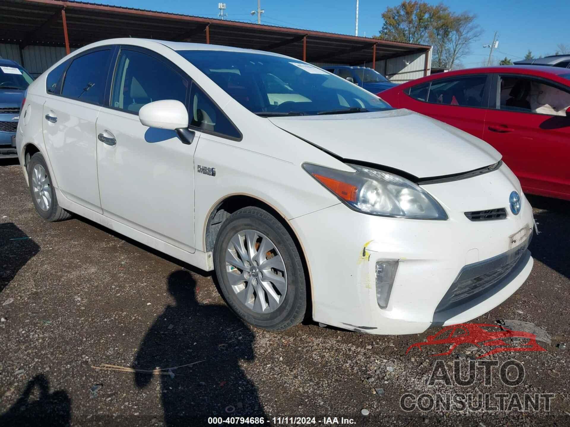 TOYOTA PRIUS PLUG-IN 2013 - JTDKN3DP0D3047245