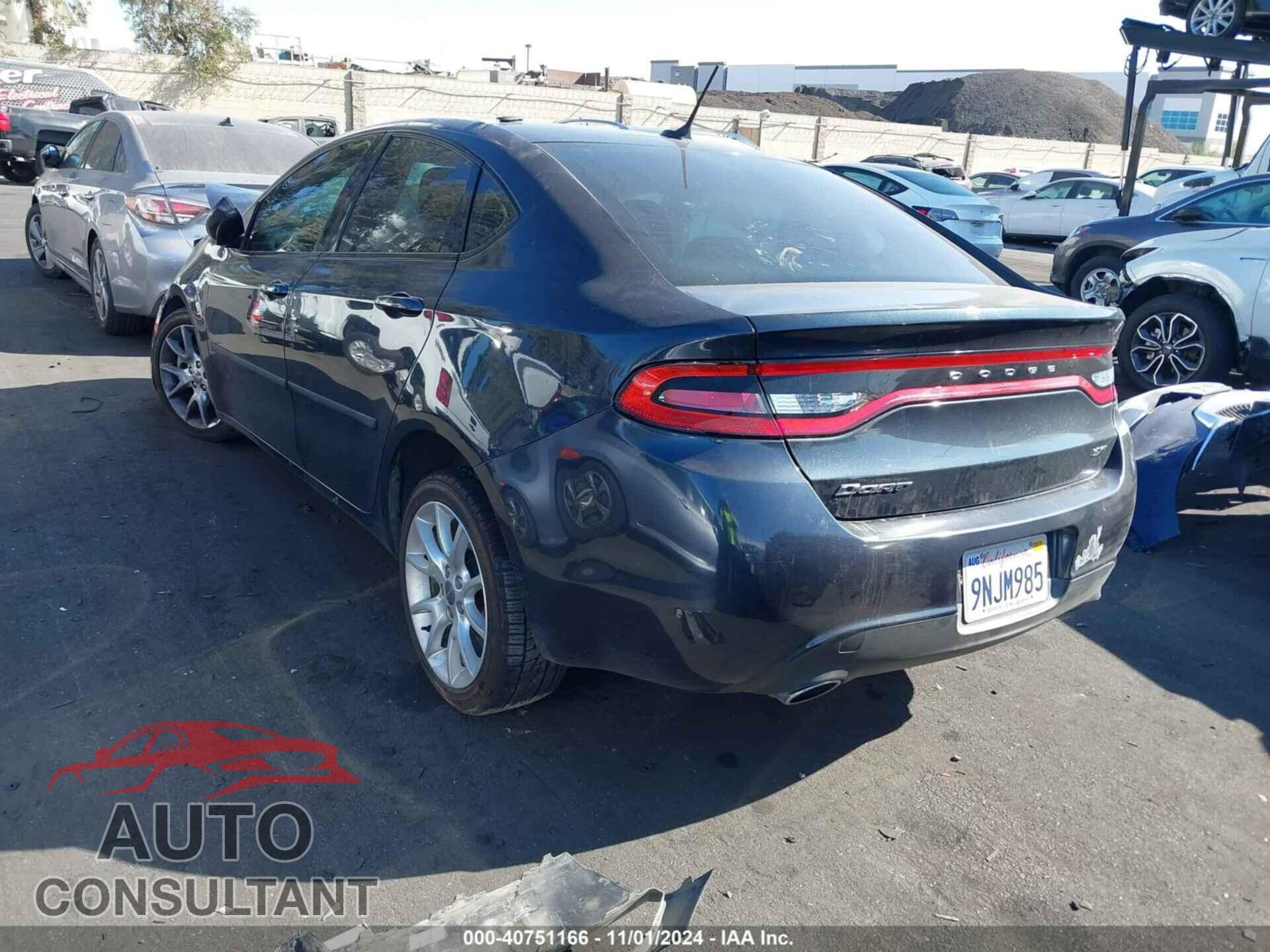 DODGE DART 2013 - 1C3CDFBA2DD309367