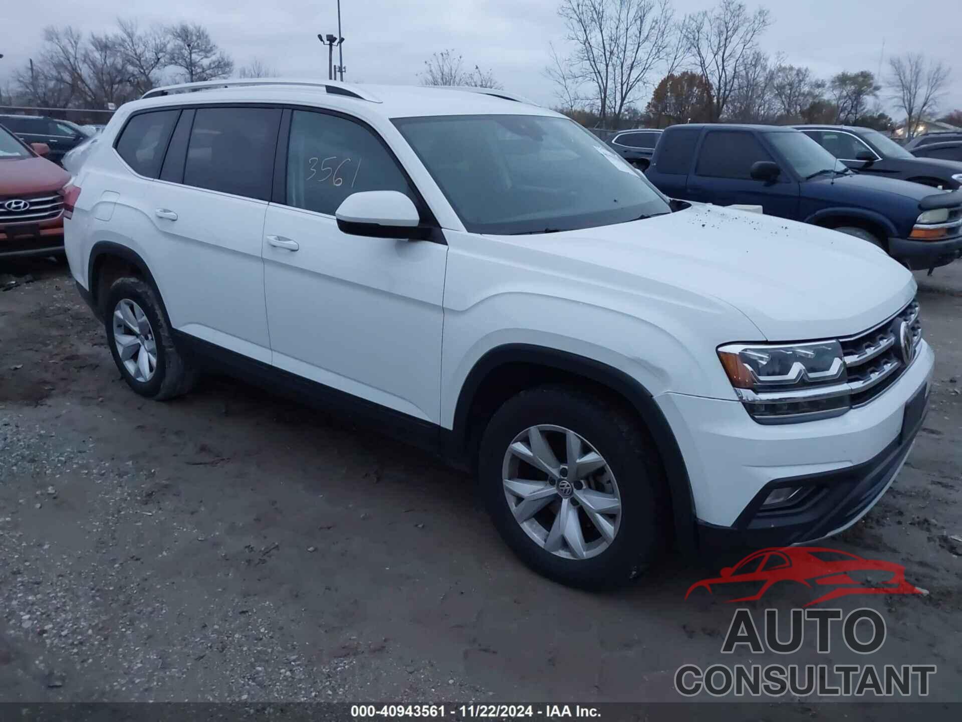 VOLKSWAGEN ATLAS 2018 - 1V2DR2CA3JC561489