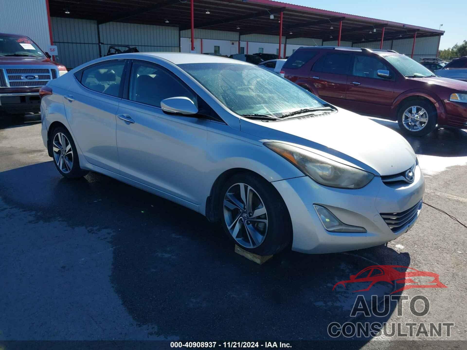 HYUNDAI ELANTRA 2014 - KMHDH4AE5EU150595