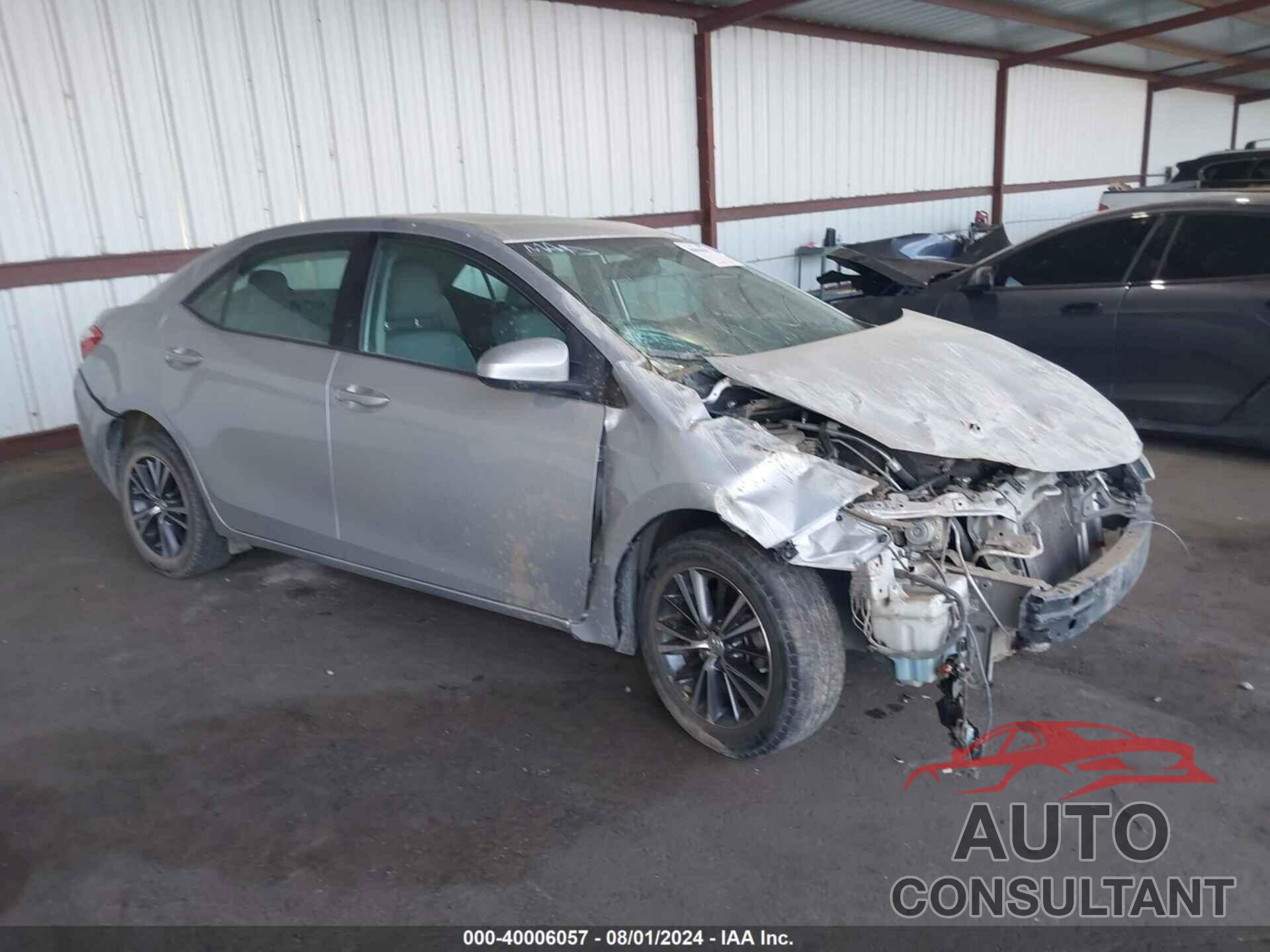 TOYOTA COROLLA 2016 - 5YFBURHE5GP366179