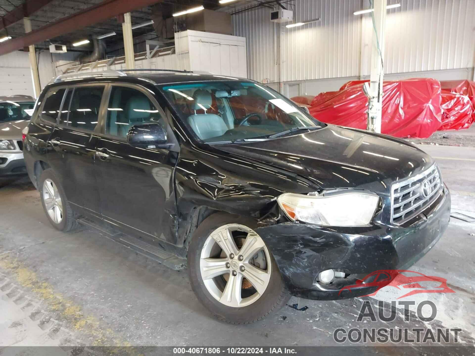 TOYOTA HIGHLANDER 2010 - JTEDK3EH7A2154895