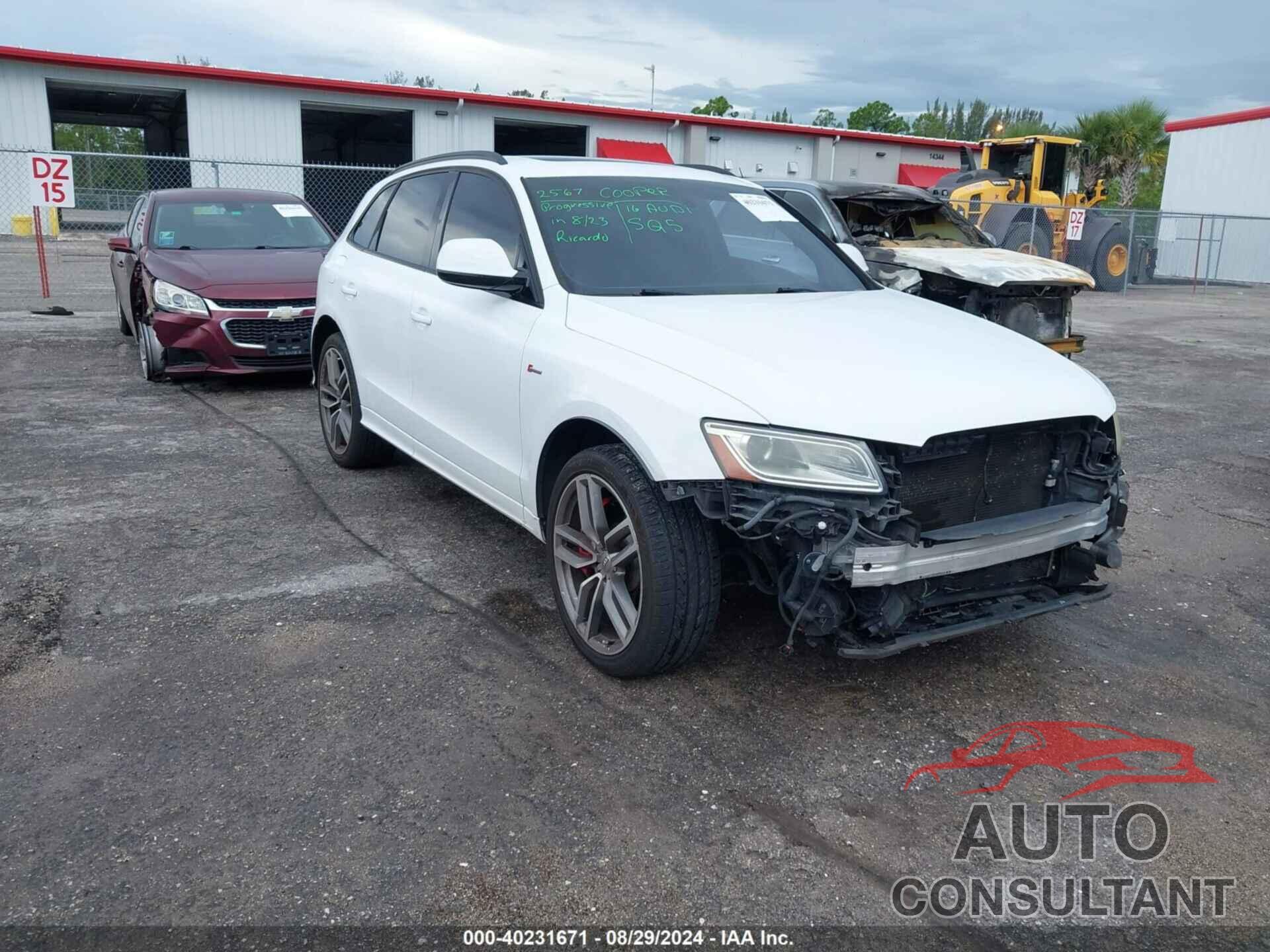 AUDI SQ5 2016 - WA1CCAFP7GA053050