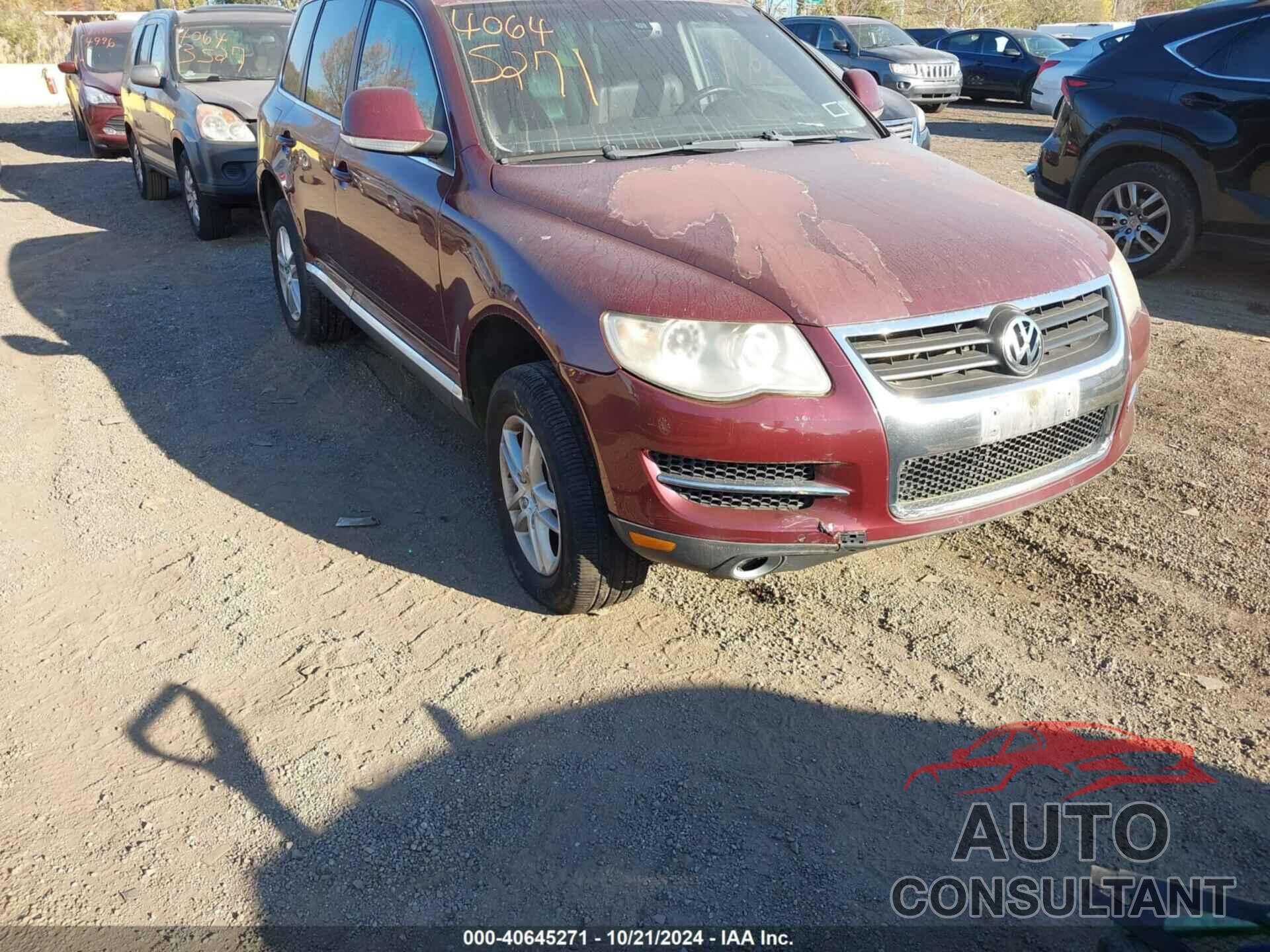 VOLKSWAGEN TOUAREG 2 2009 - WVGBE77L49D010616