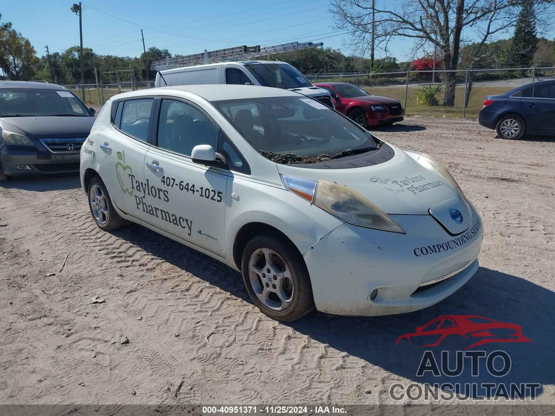 NISSAN LEAF 2011 - JN1AZ0CP6BT002343