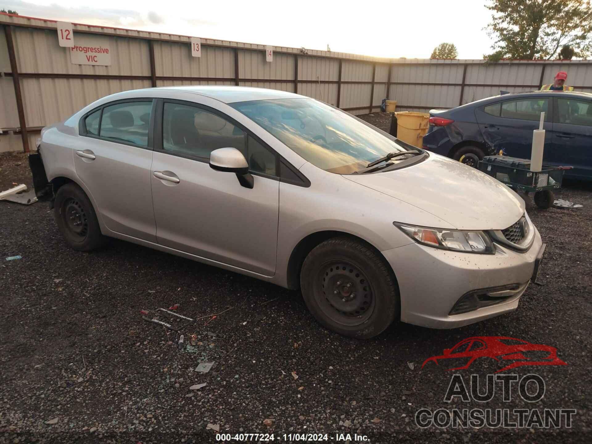 HONDA CIVIC 2013 - 19XFB2F56DE206178