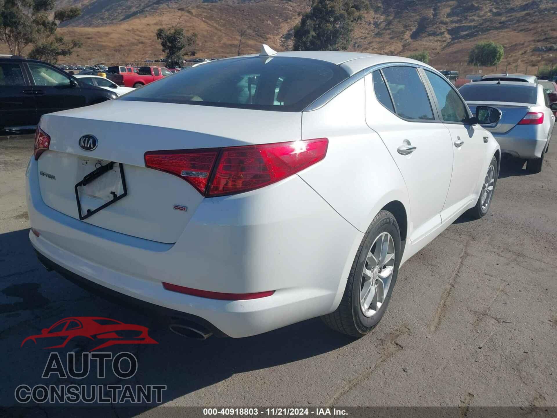 KIA OPTIMA 2013 - KNAGM4A76D5325425