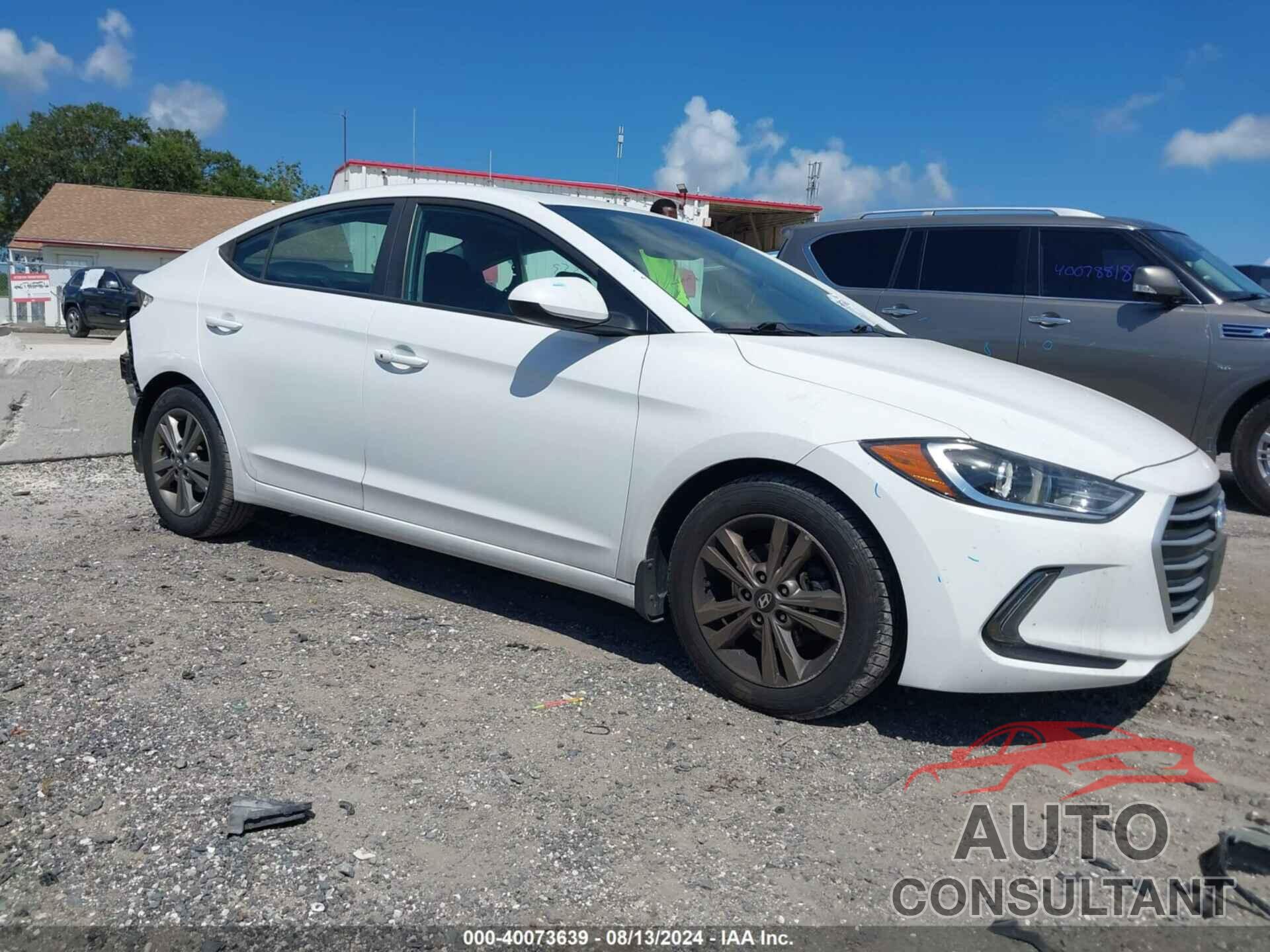 HYUNDAI ELANTRA 2018 - 5NPD84LF5JH300462