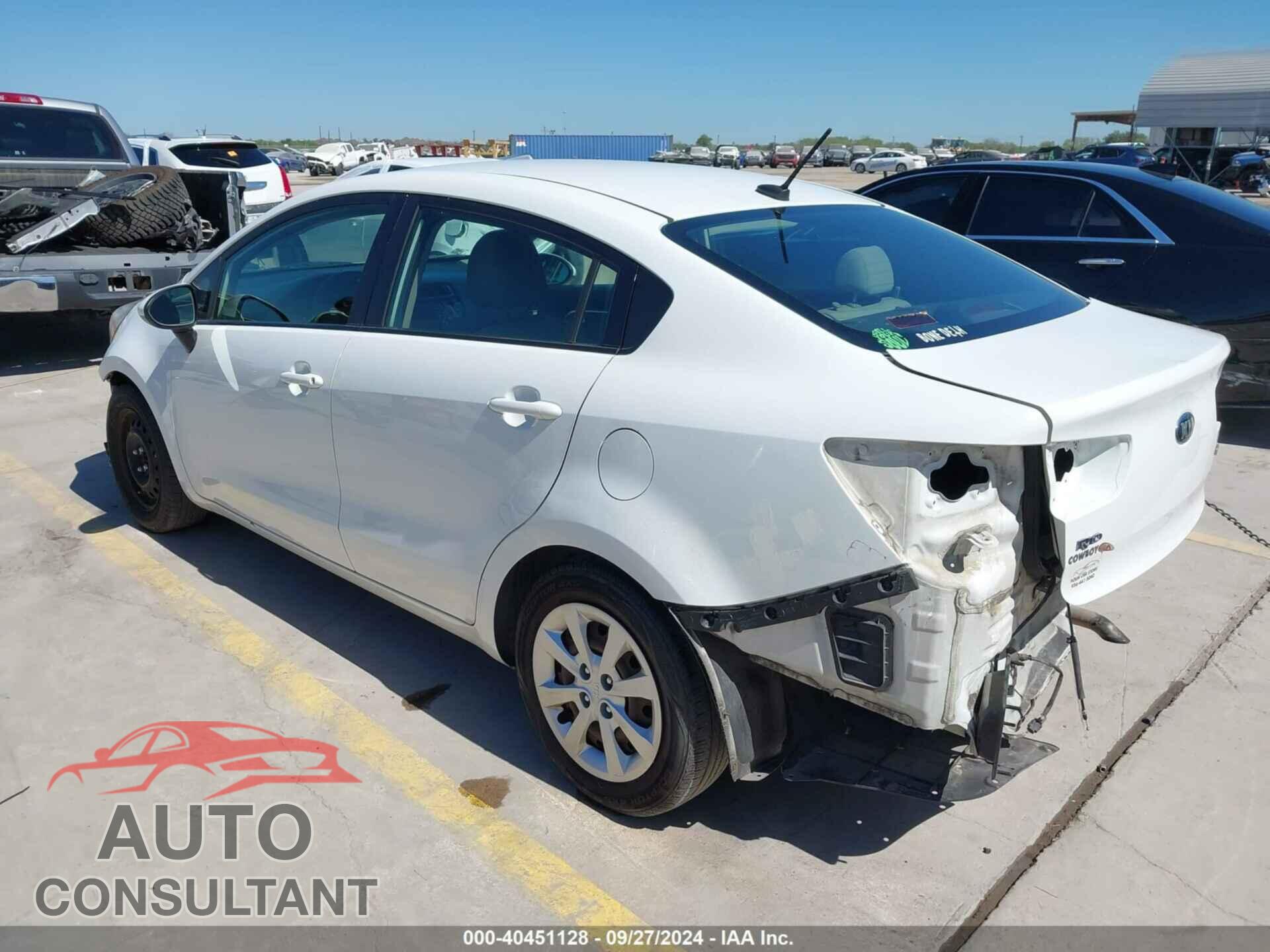KIA RIO 2016 - KNADM4A33G6573596
