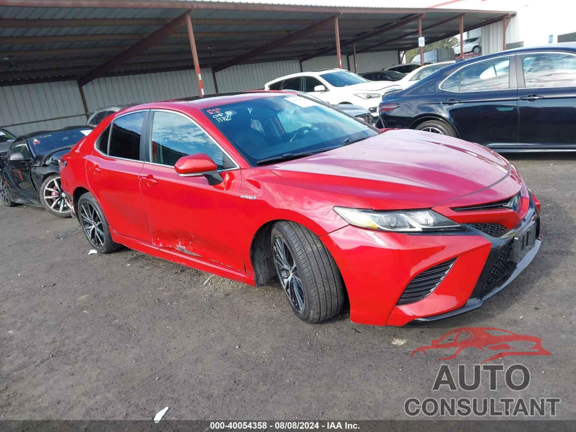 TOYOTA CAMRY HYBRID 2019 - 4T1B21HK8KU011172