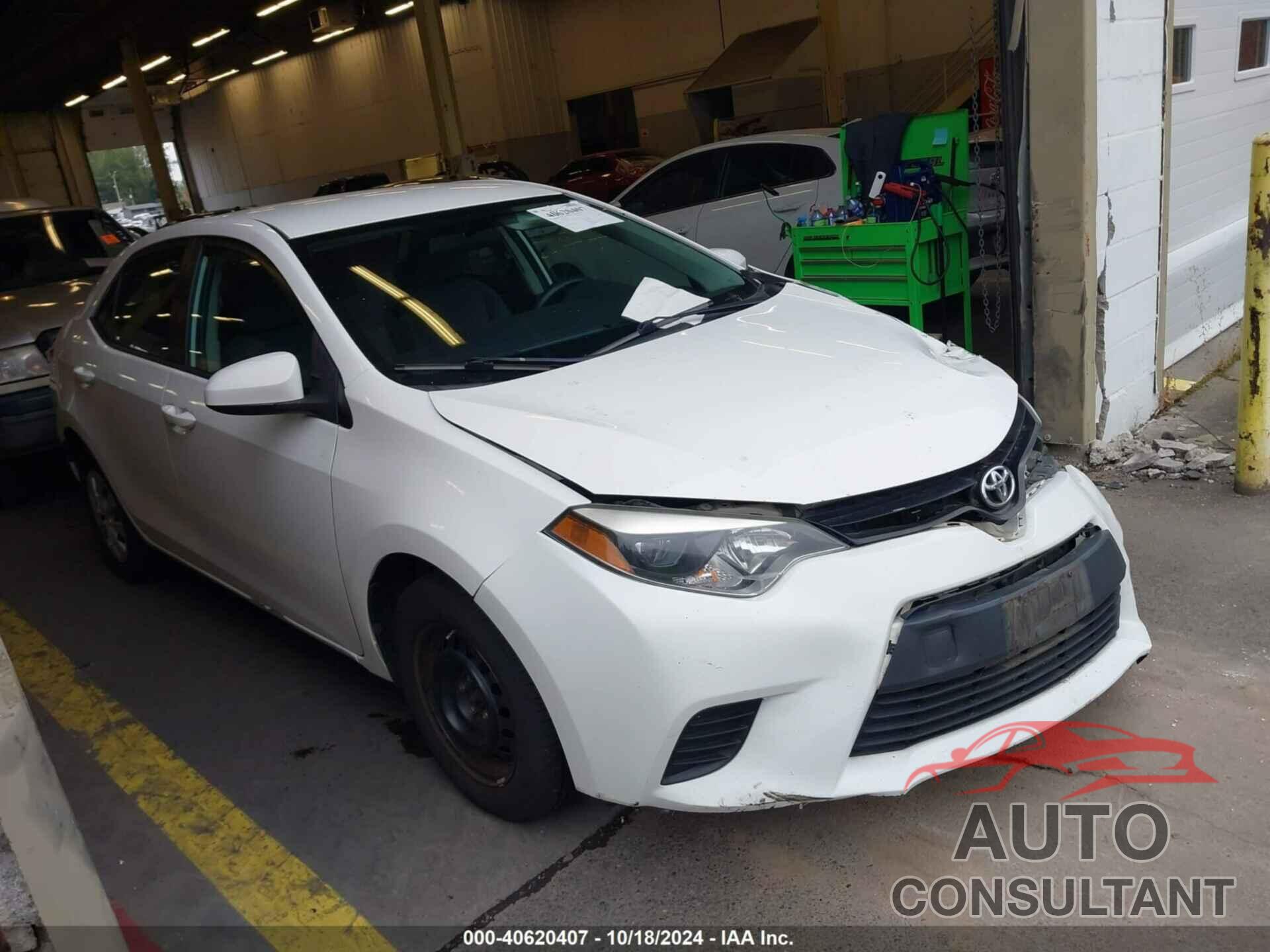 TOYOTA COROLLA 2014 - 5YFBURHE8EP110728