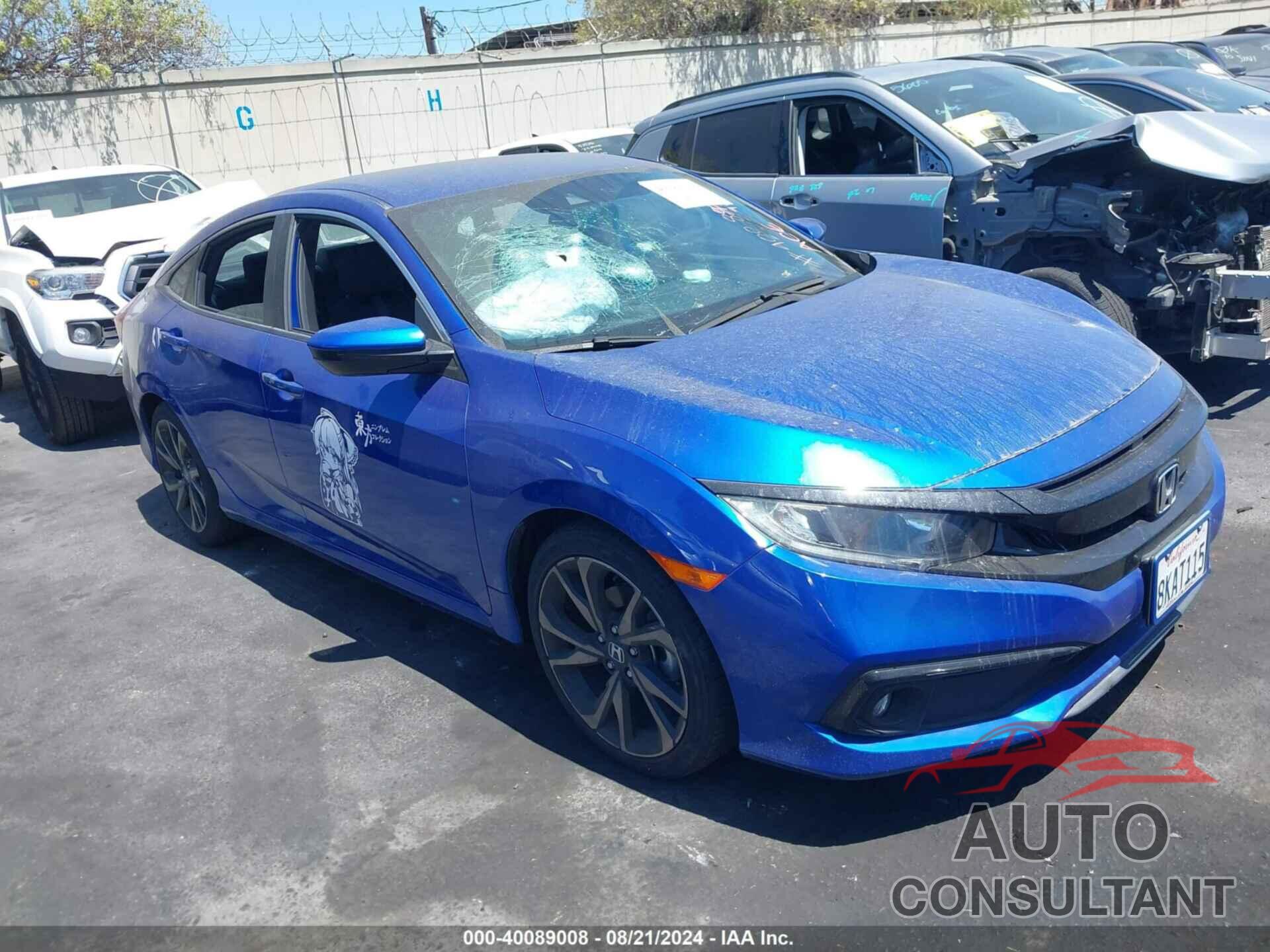 HONDA CIVIC 2019 - 2HGFC2F86KH551799