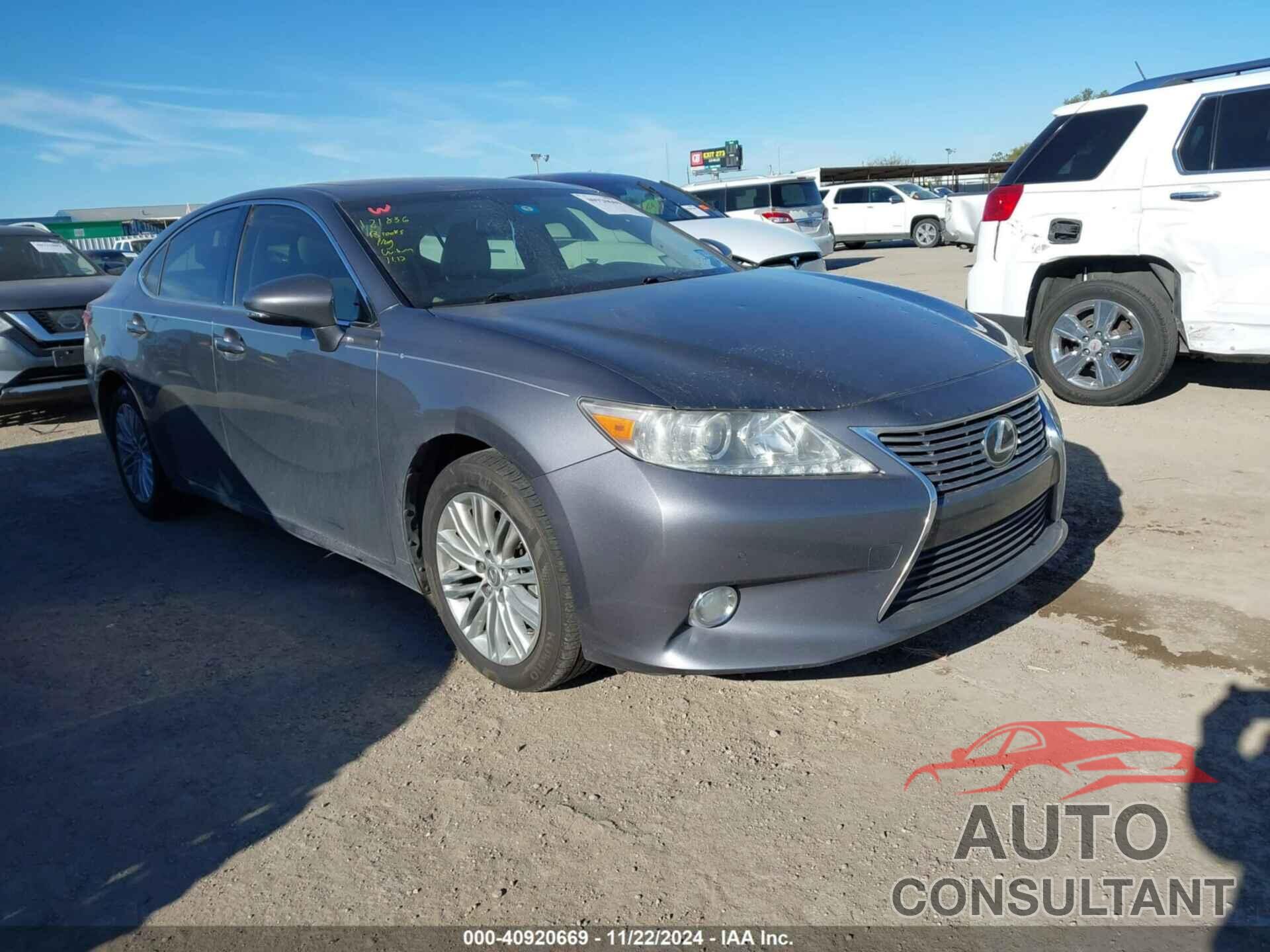 LEXUS ES 350 2013 - JTHBK1GGXD2001838