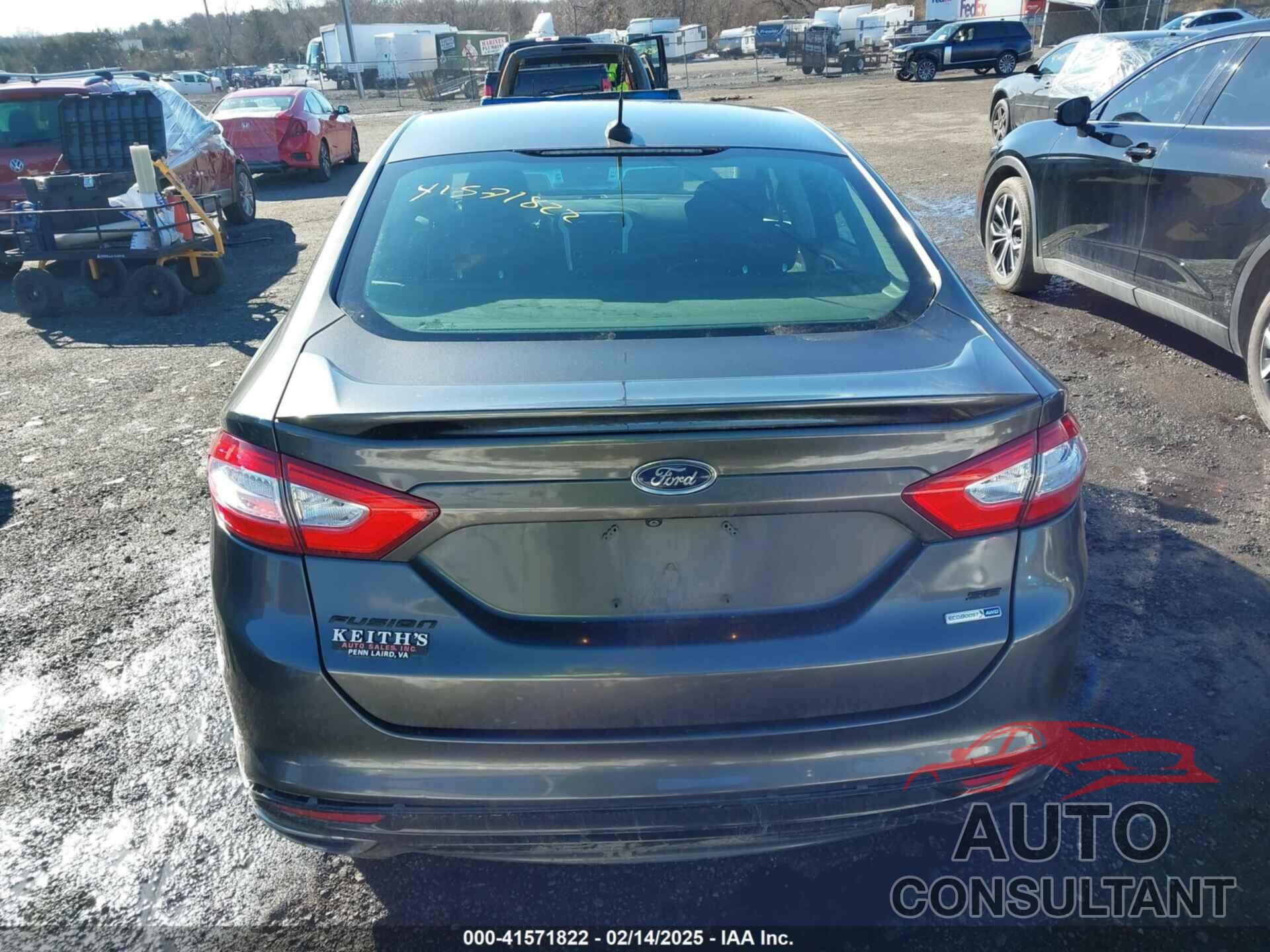 FORD FUSION 2016 - 3FA6P0T94GR277430