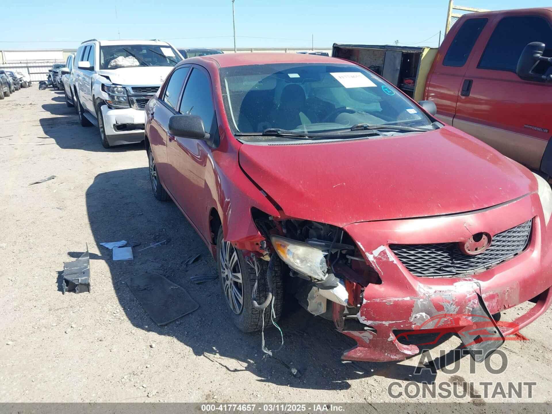 TOYOTA COROLLA 2010 - 1NXBU4EE5AZ225593