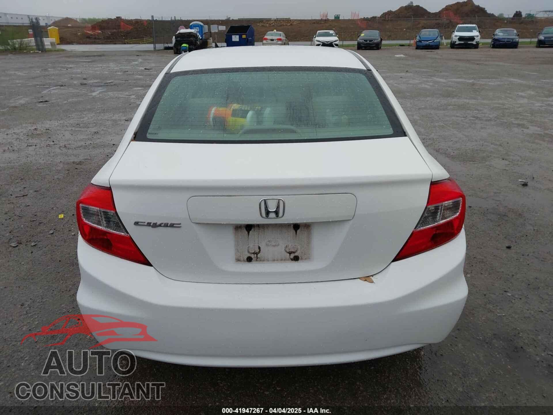 HONDA CIVIC 2012 - 19XFB2F80CE097564