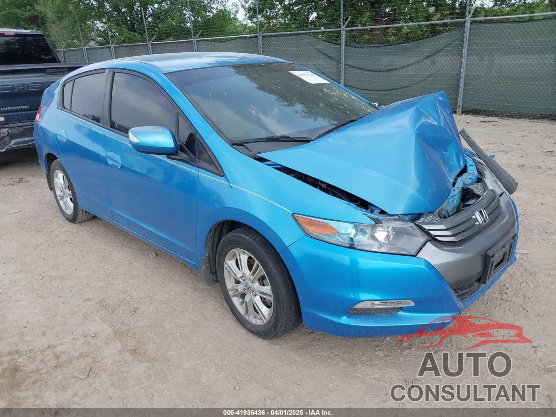 HONDA INSIGHT 2010 - JHMZE2H78AS035539