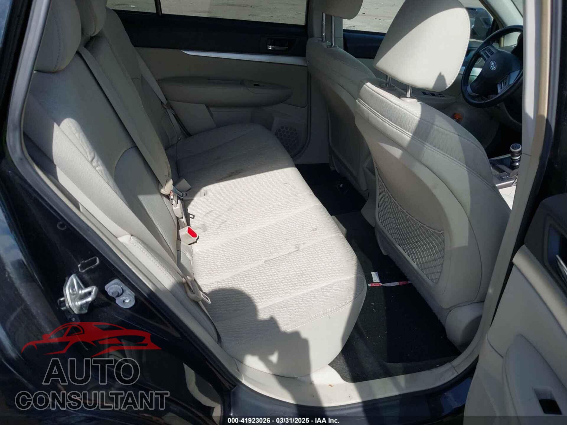 SUBARU OUTBACK 2012 - 4S4BRBCC5C1230417