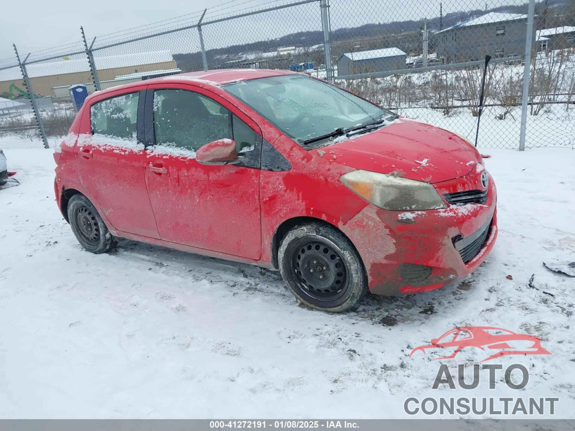 TOYOTA YARIS 2013 - JTDKTUD3XDD562708