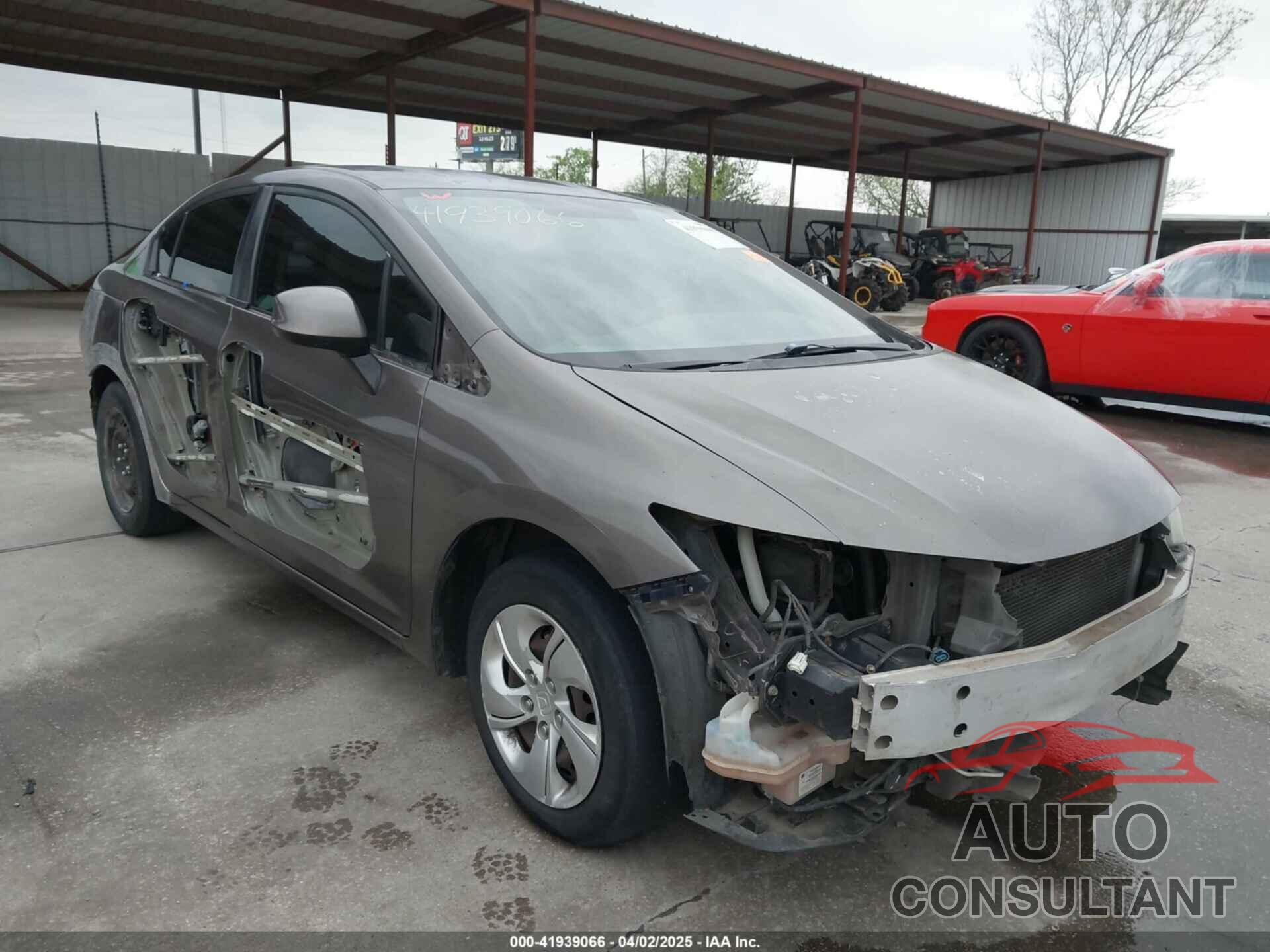 HONDA CIVIC 2013 - 2HGFB2F56DH558554
