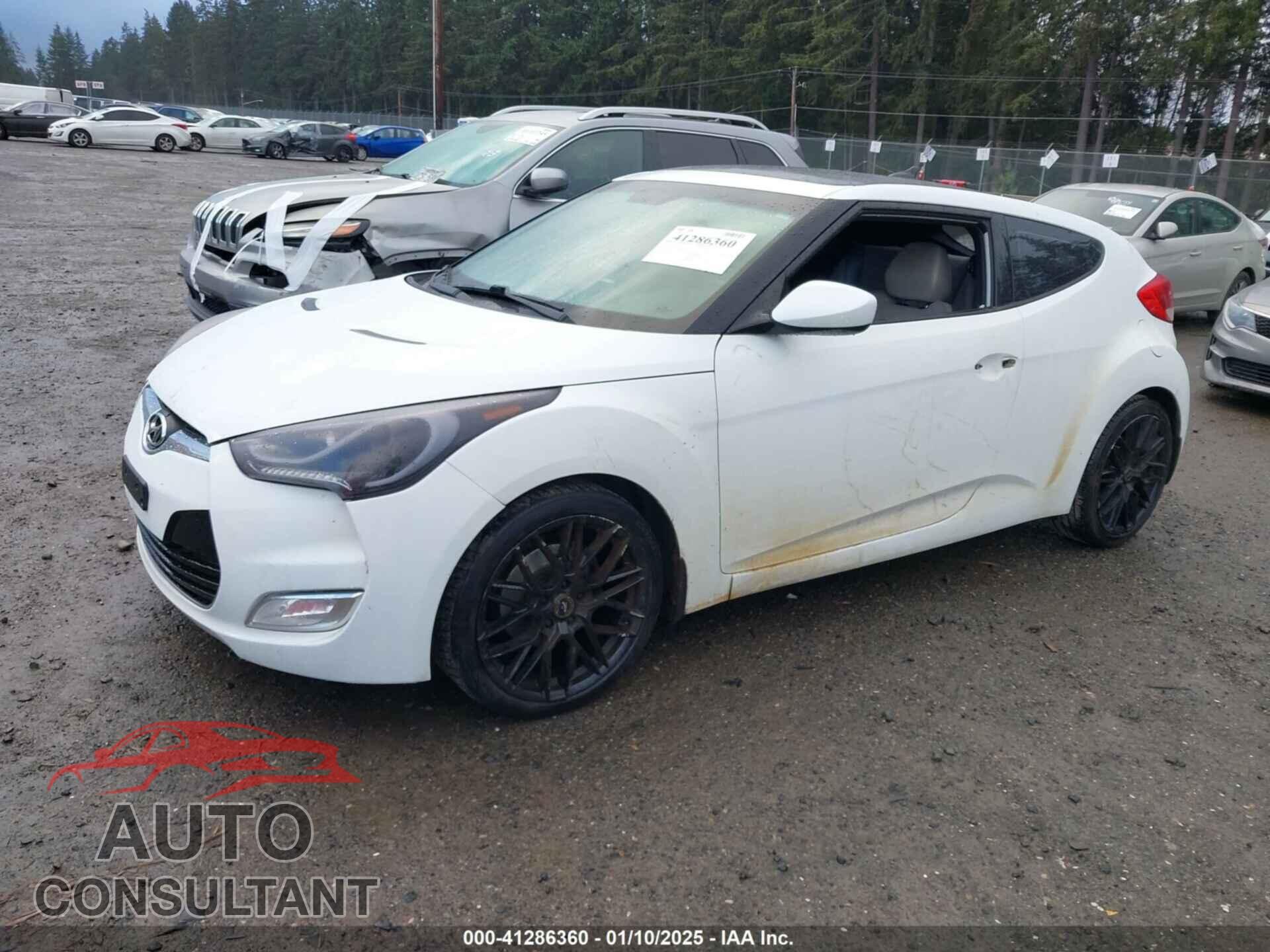 HYUNDAI VELOSTER 2012 - KMHTC6AD2CU036676