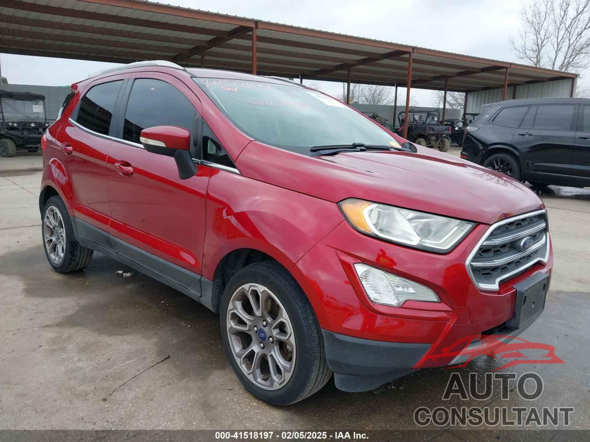 FORD ECOSPORT 2019 - MAJ3S2KE1KC292518