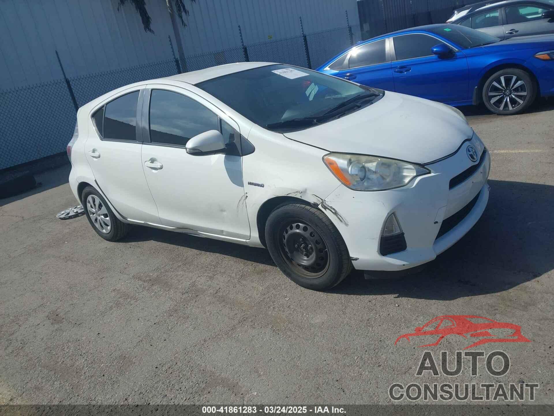 TOYOTA PRIUS C 2013 - JTDKDTB3XD1544849
