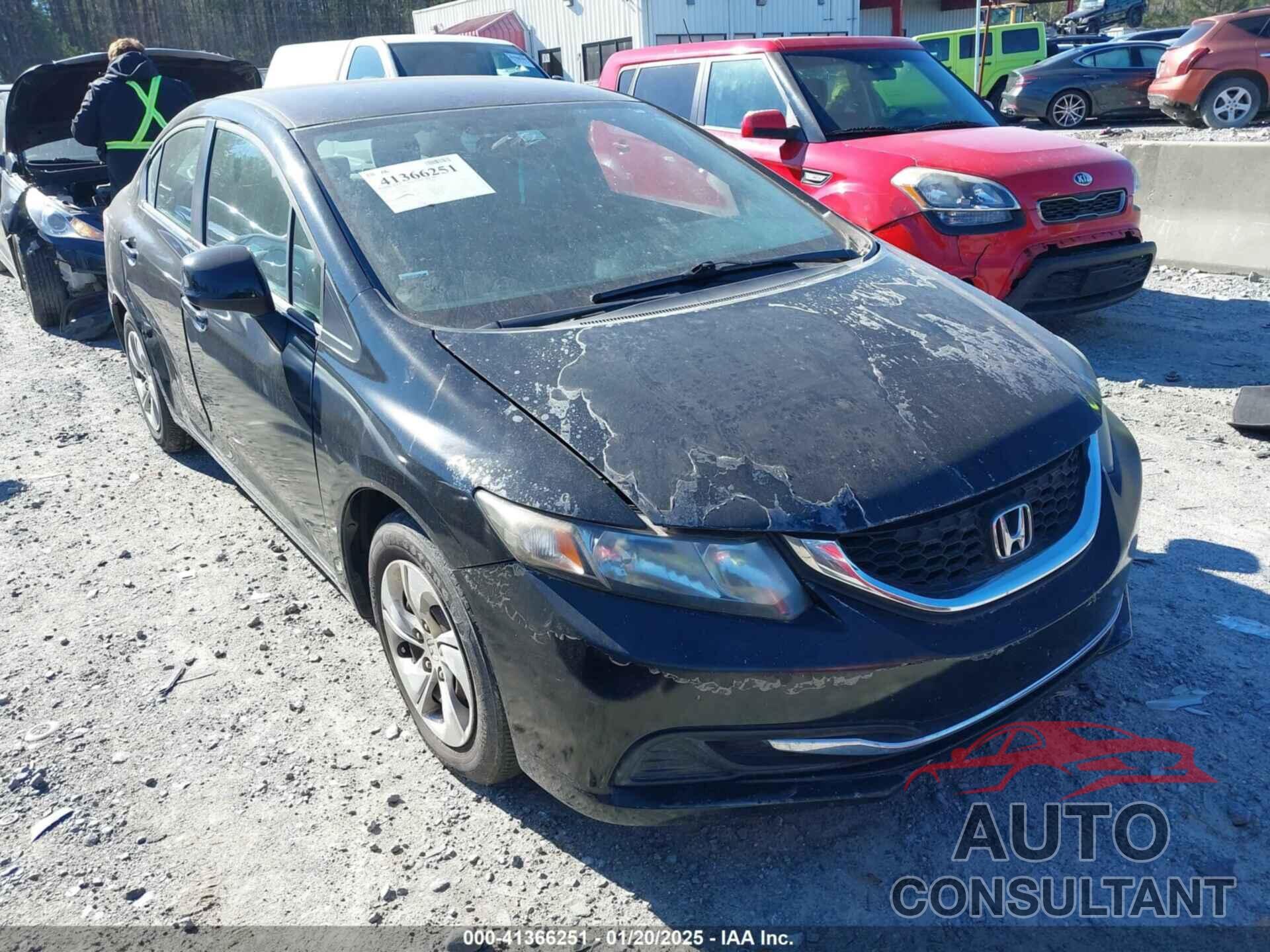 HONDA CIVIC 2013 - 19XFB2F54DE034975
