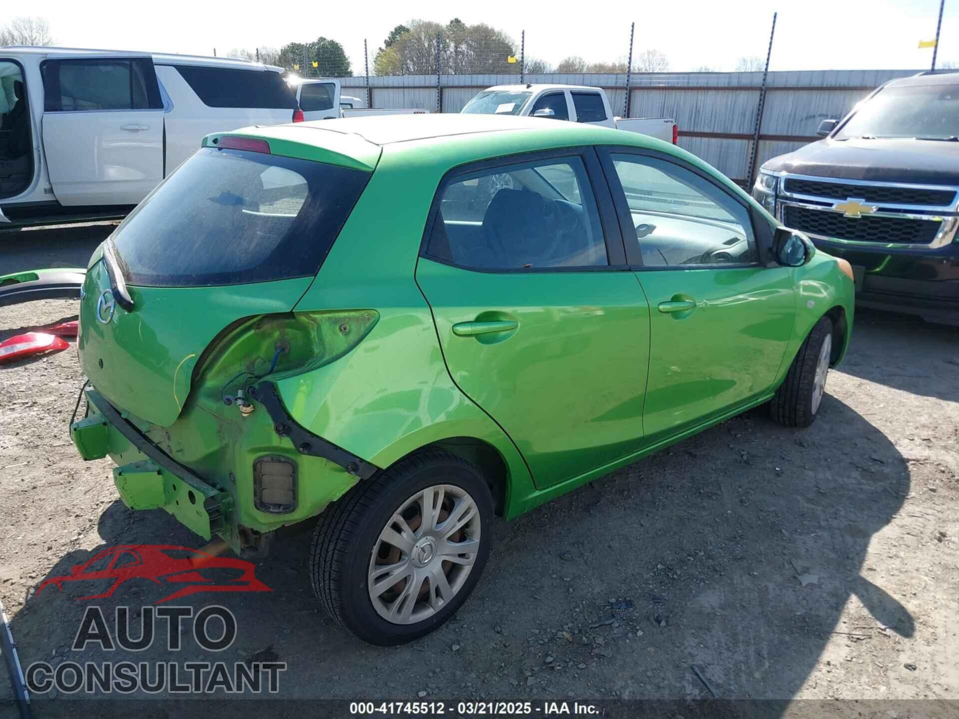 MAZDA MAZDA2 2013 - JM1DE1KY2D0155604