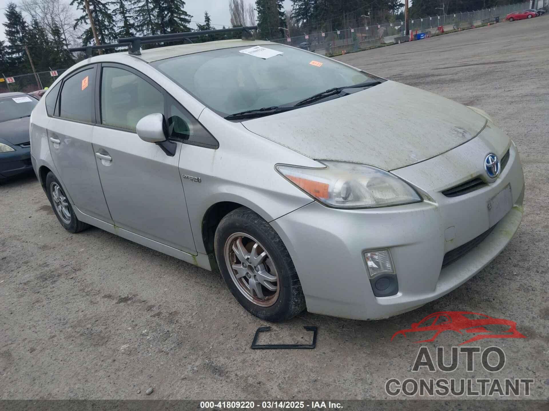 TOYOTA PRIUS 2010 - JTDKN3DU8A0013301