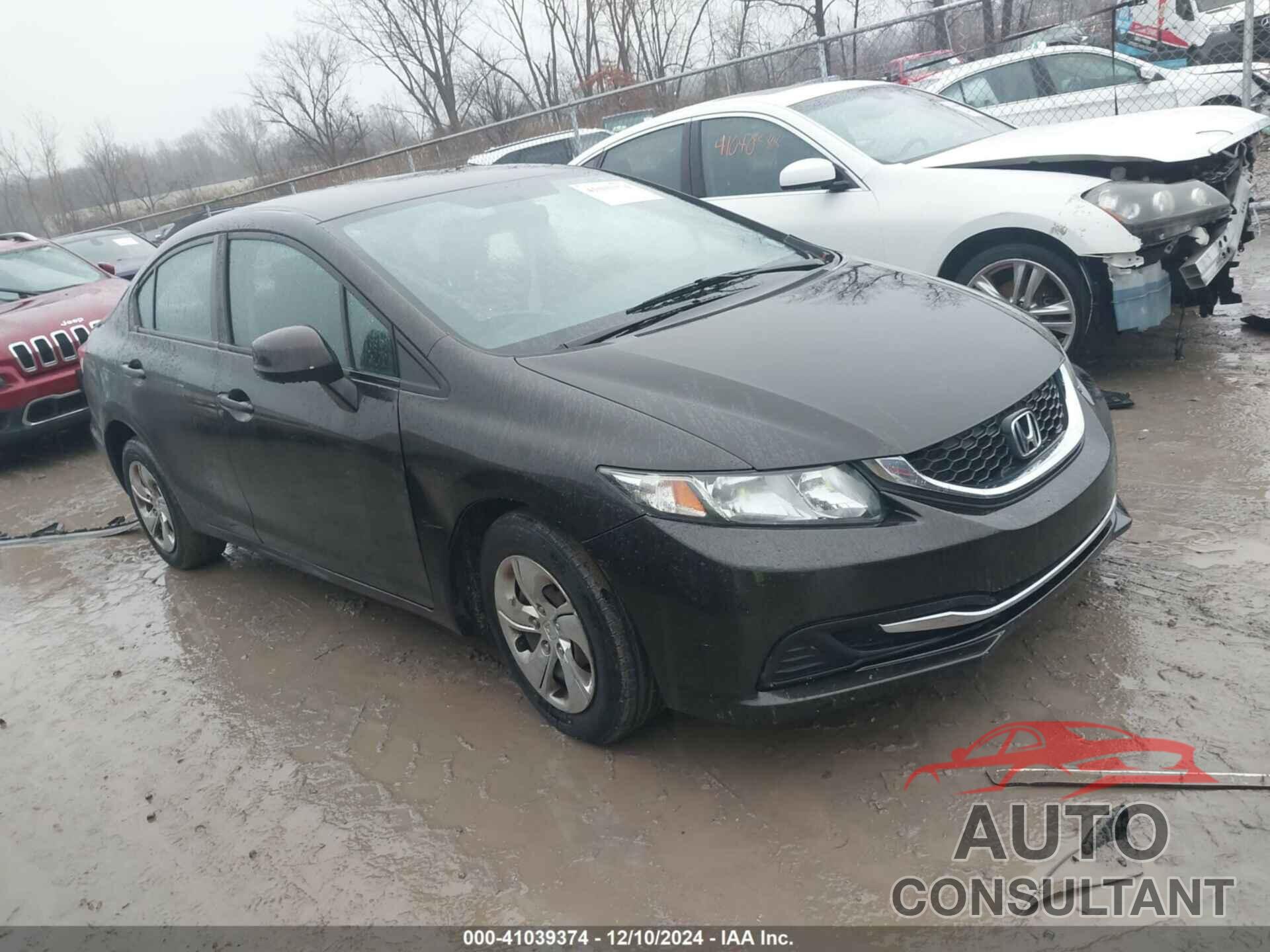HONDA CIVIC 2013 - 19XFB2F52DE012456