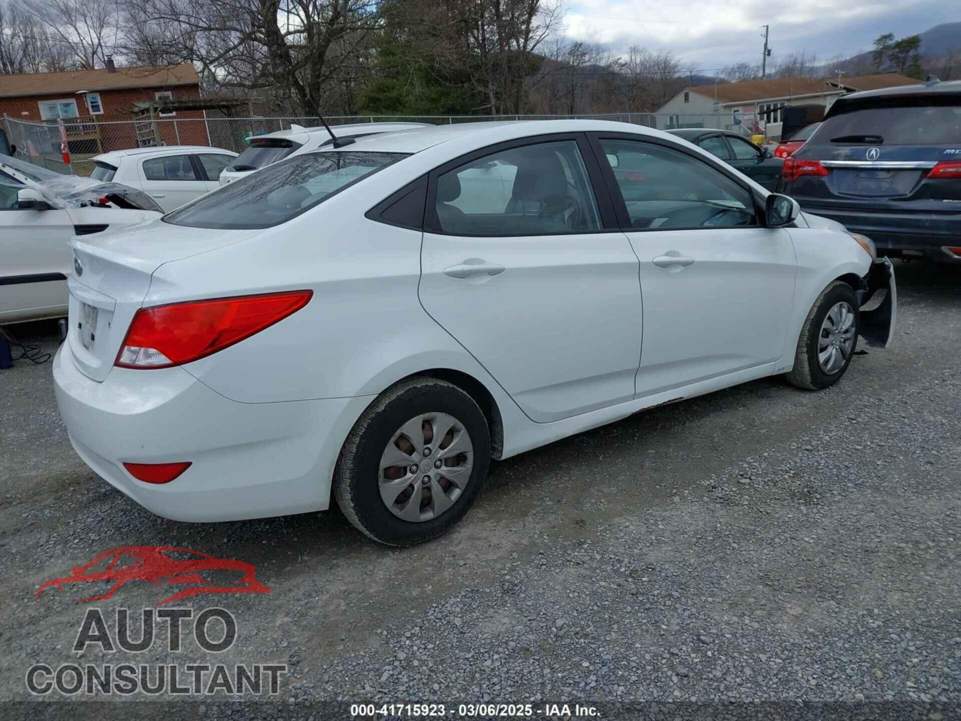 HYUNDAI ACCENT 2016 - KMHCT4AE7GU978256