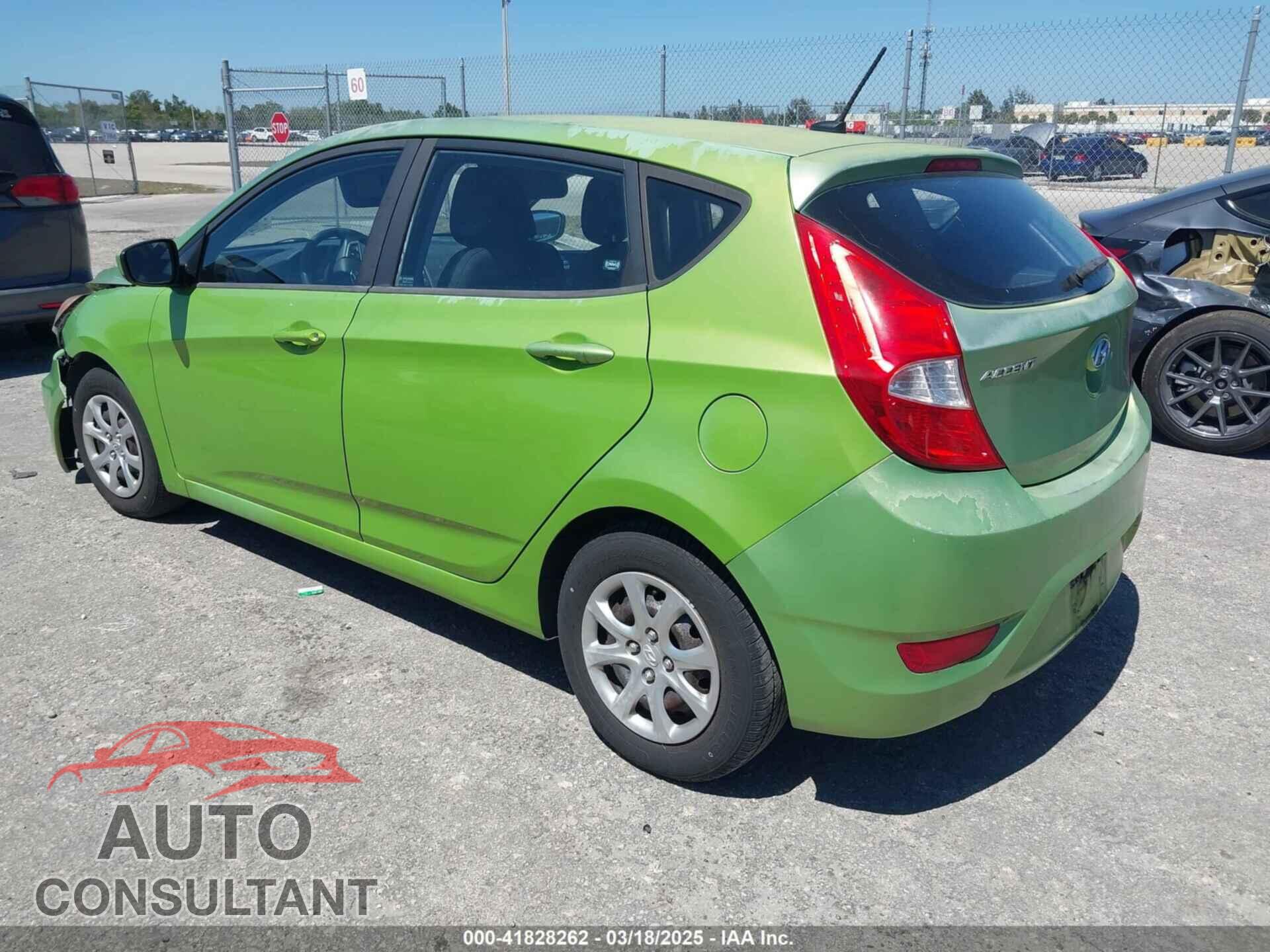 HYUNDAI ACCENT 2012 - KMHCT5AE7CU026387