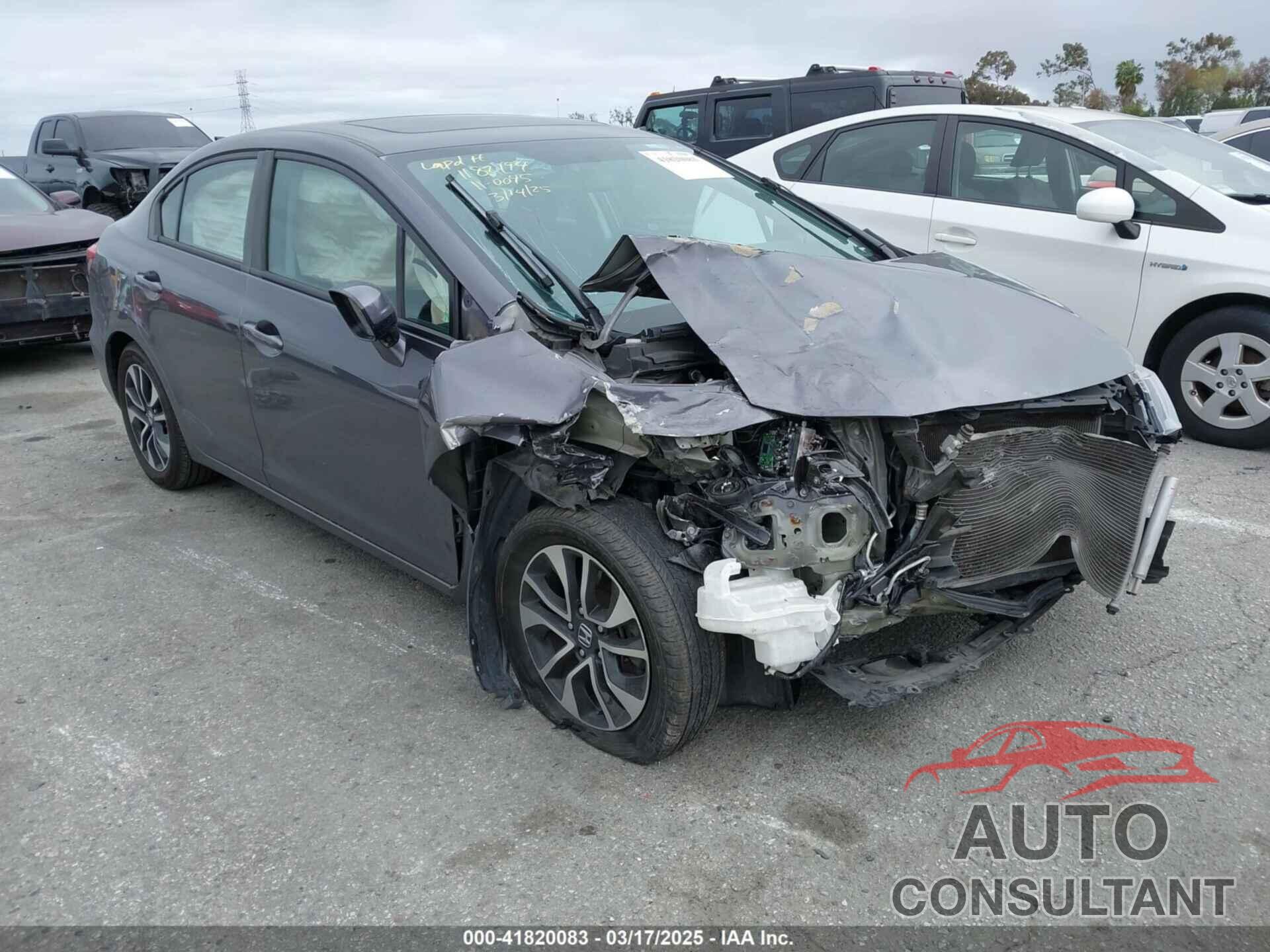 HONDA CIVIC 2015 - 19XFB2F83FE255612
