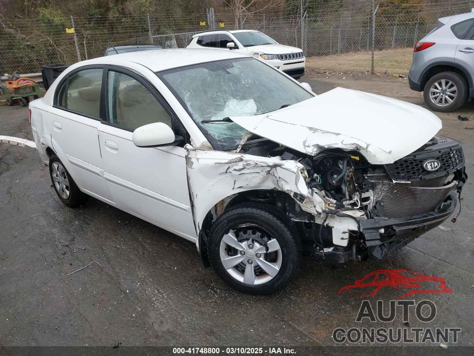 KIA RIO 2011 - KNADH4A3XB6925201