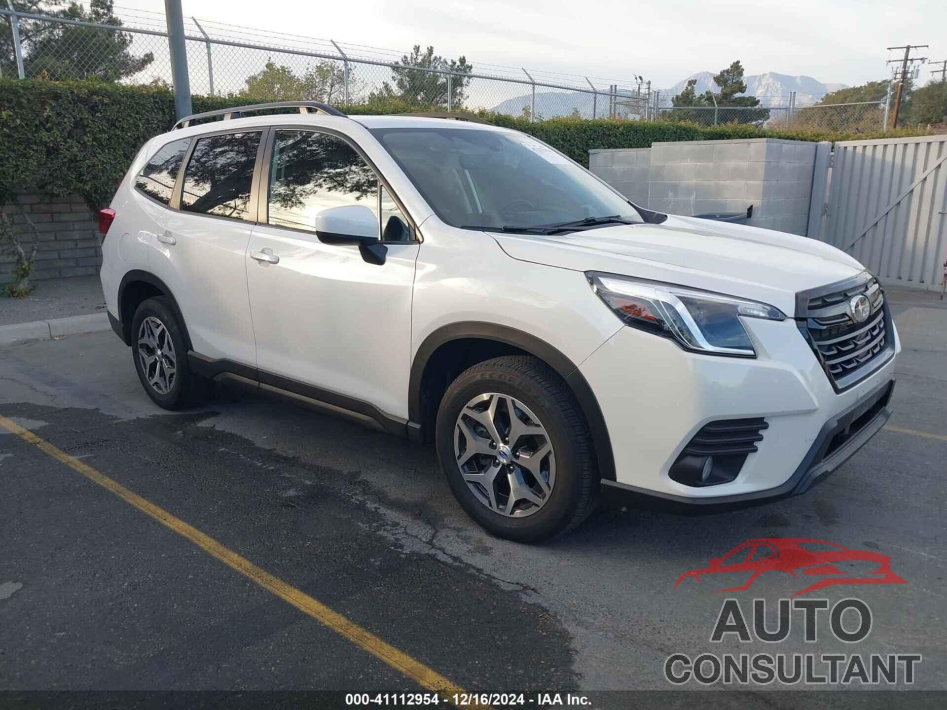 SUBARU FORESTER 2022 - JF2SKAEC2NH515023