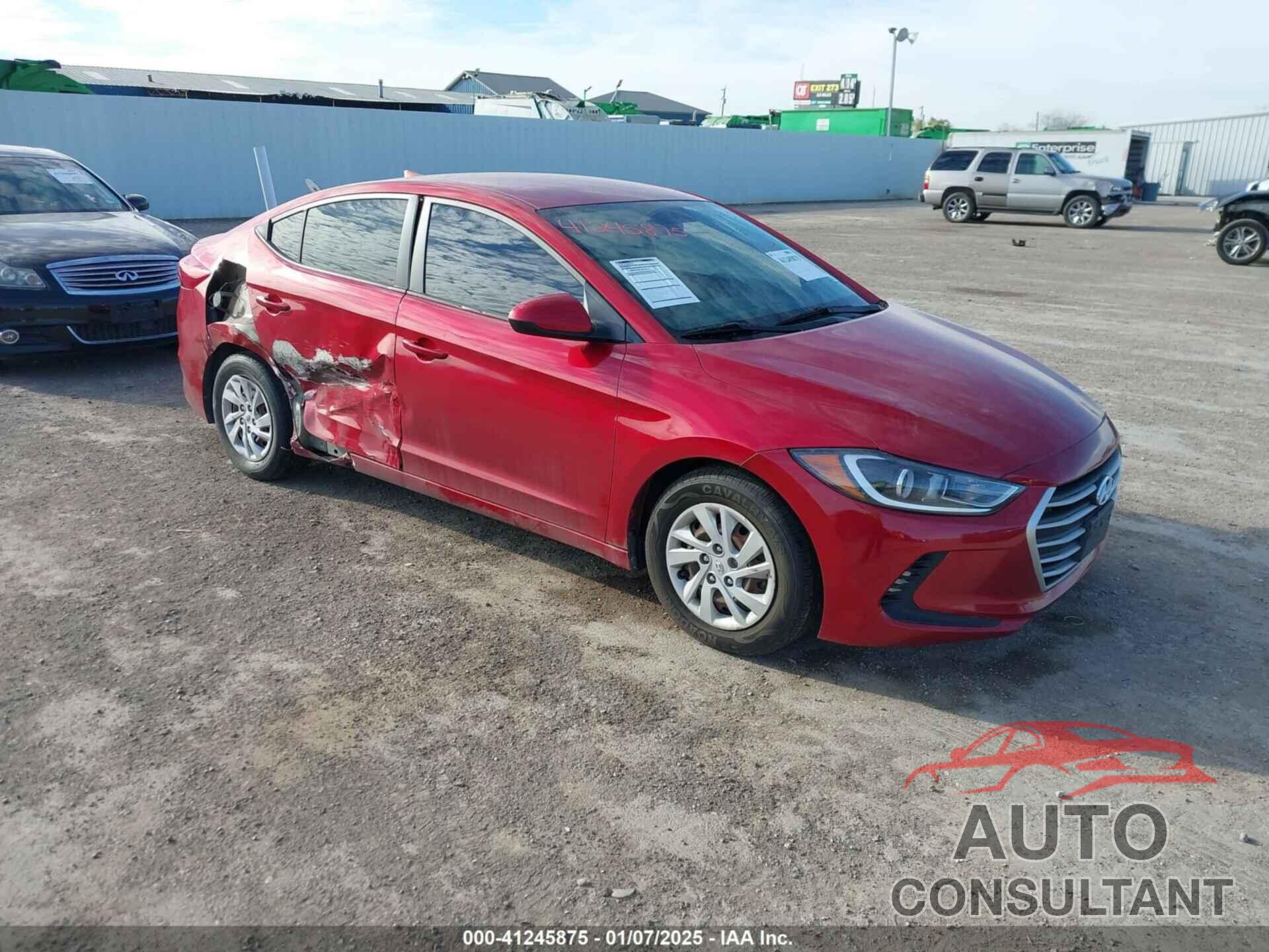 HYUNDAI ELANTRA 2017 - 5NPD74LF5HH067213