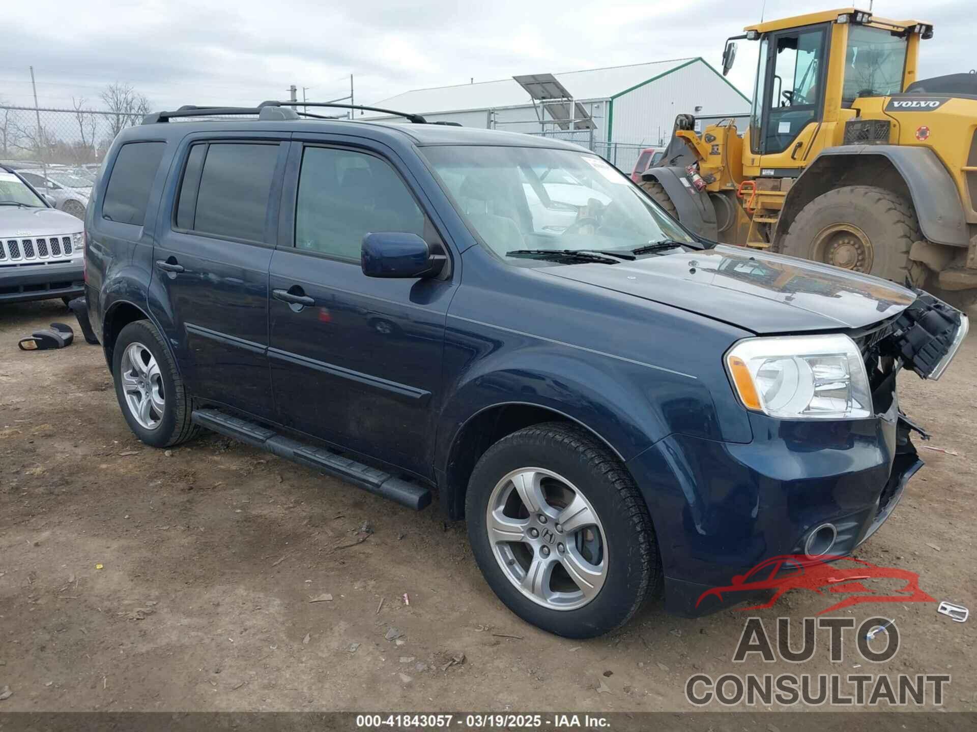 HONDA PILOT 2012 - 5FNYF3H44CB025368
