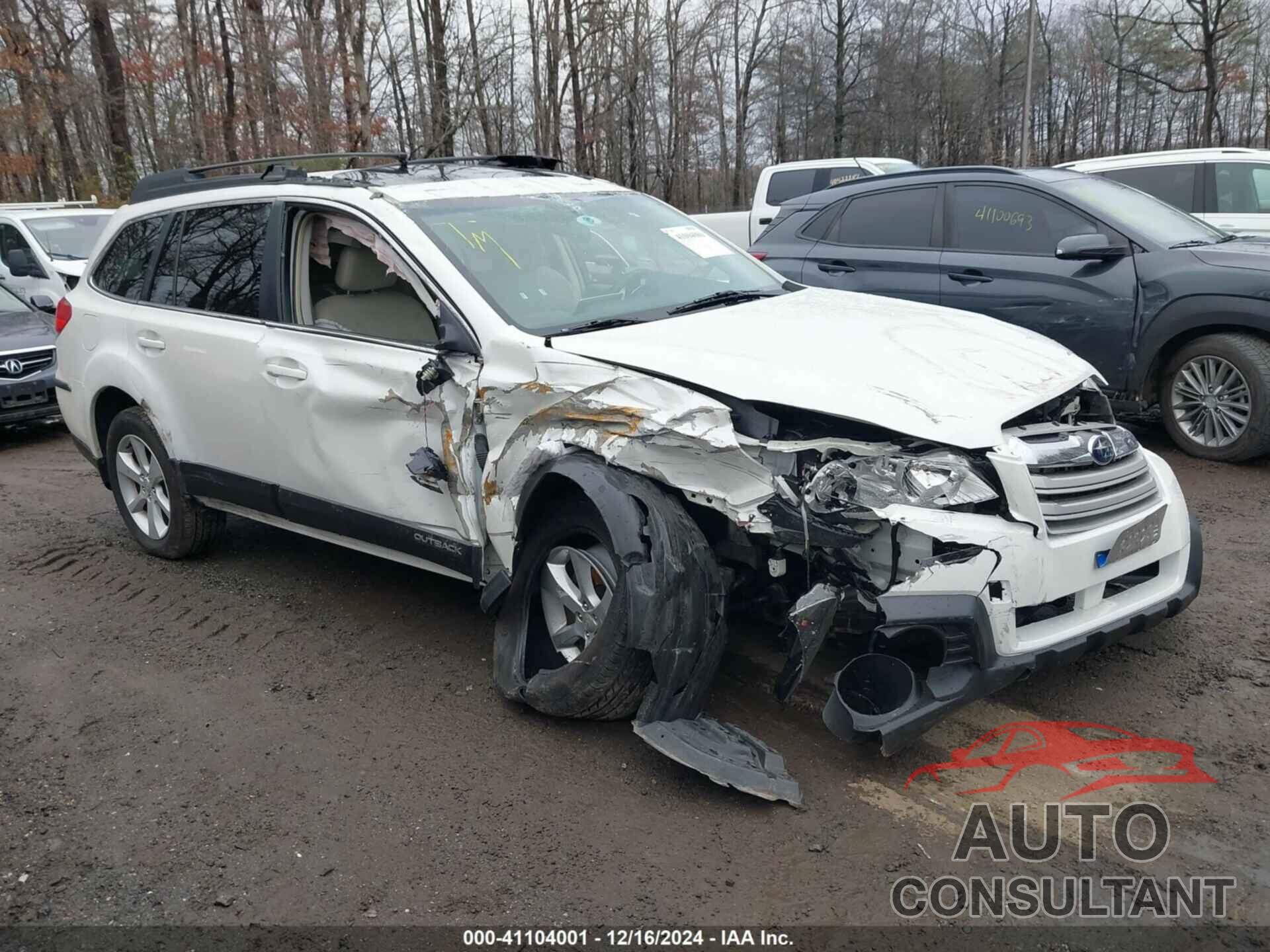 SUBARU OUTBACK 2014 - 4S4BRBFC3E3309118